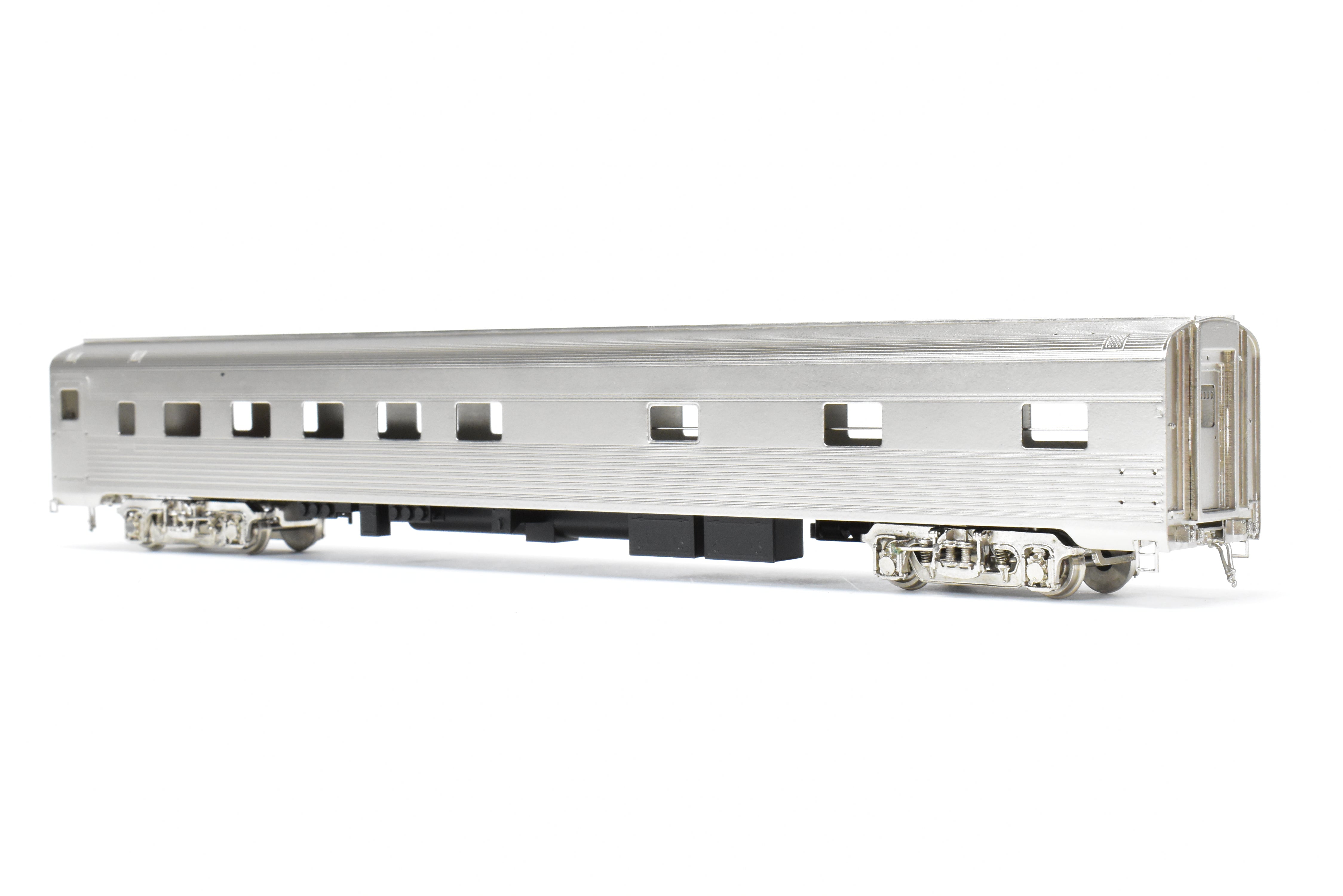 HO Scale Brass Model Train - Amtrak Budd 10 RMT - 6DBR Pacific Series Sleeper Heritage HEP Version by Cascade Models