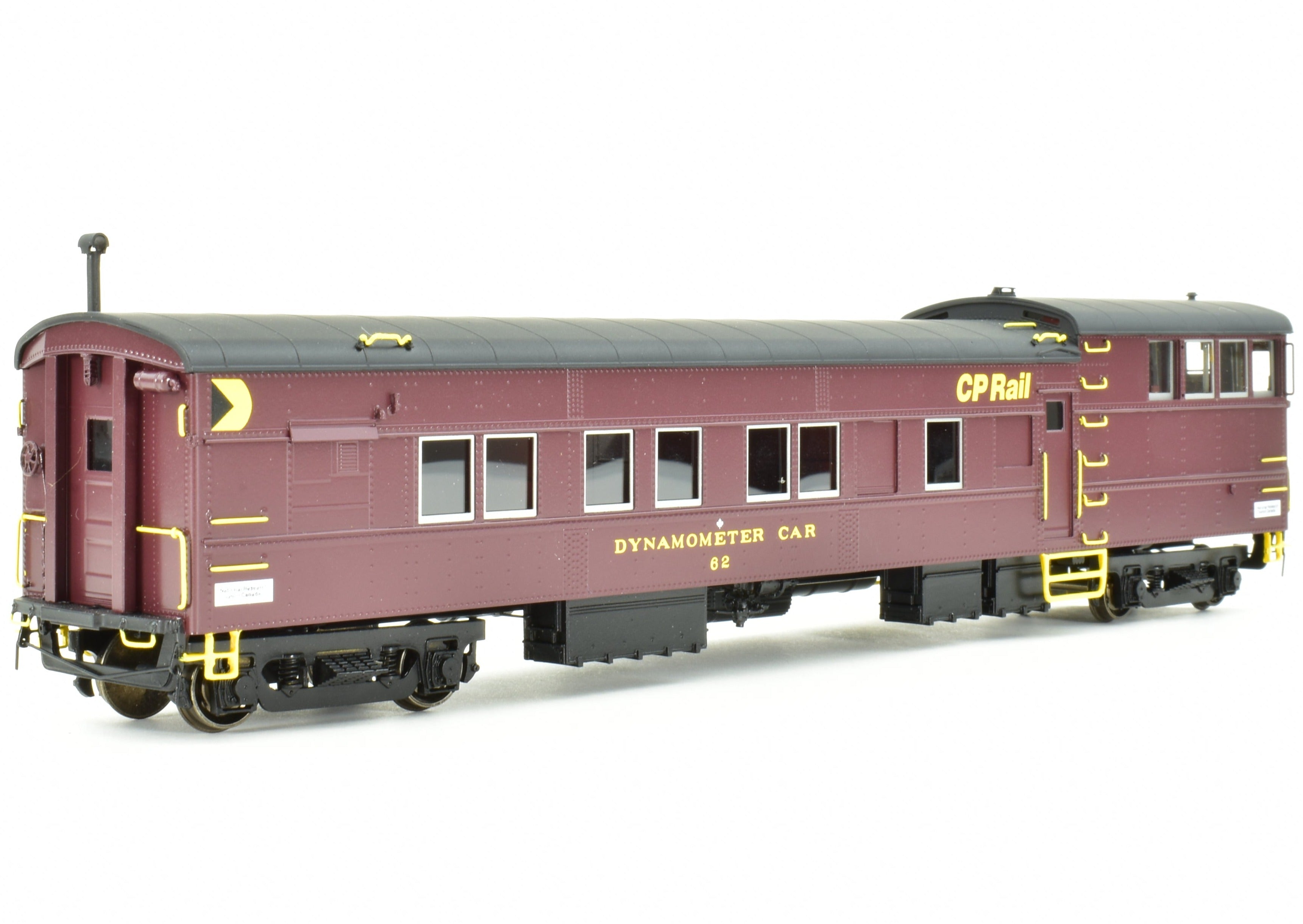 HO Brass OMI Canadian Pacific Rail Dynamometer Car FP 1993 Era Model