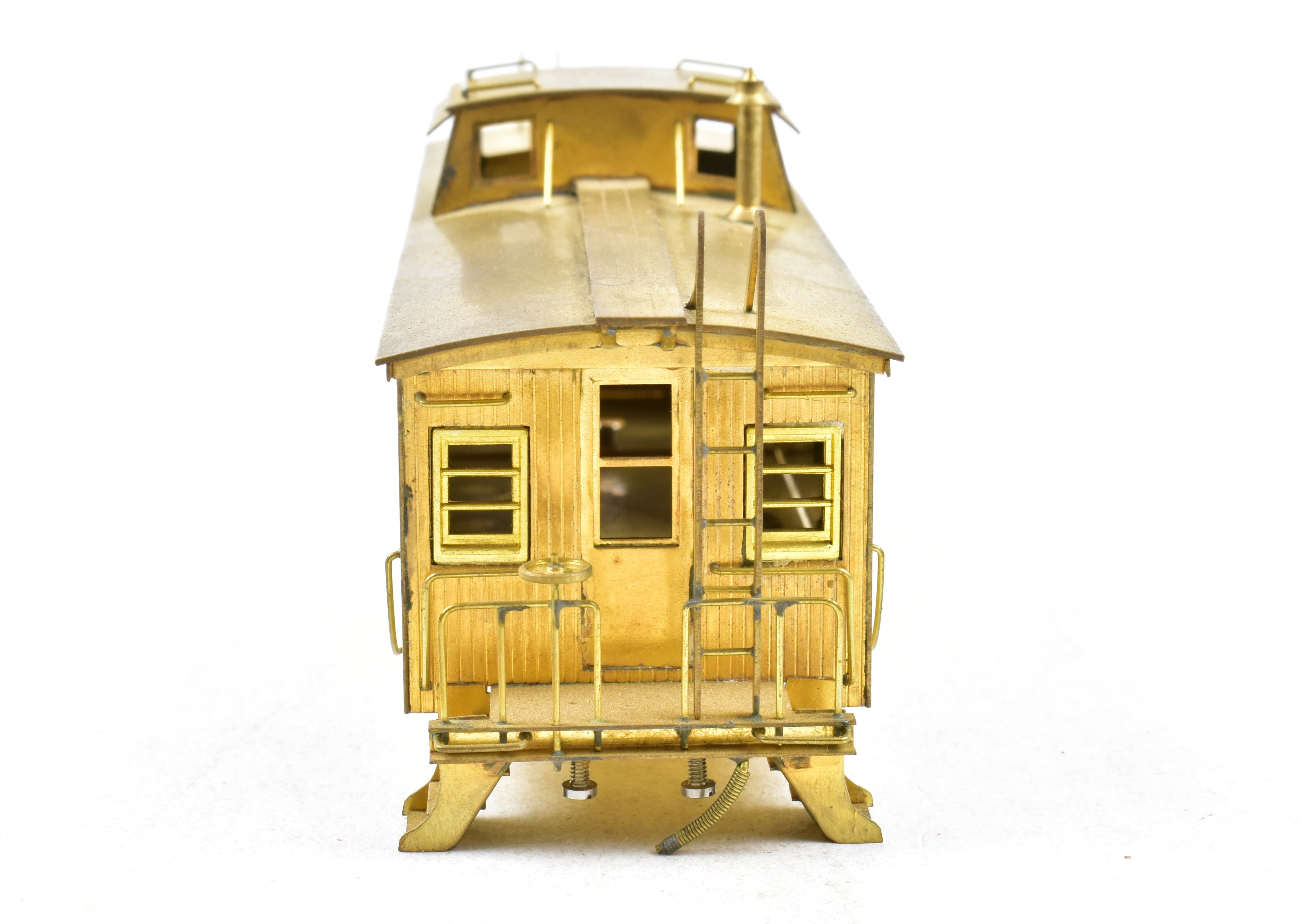 HO Scale Brass Union Pacific CA - 1 Wood Caboose Model by Trains Inc. with Detached Trucks