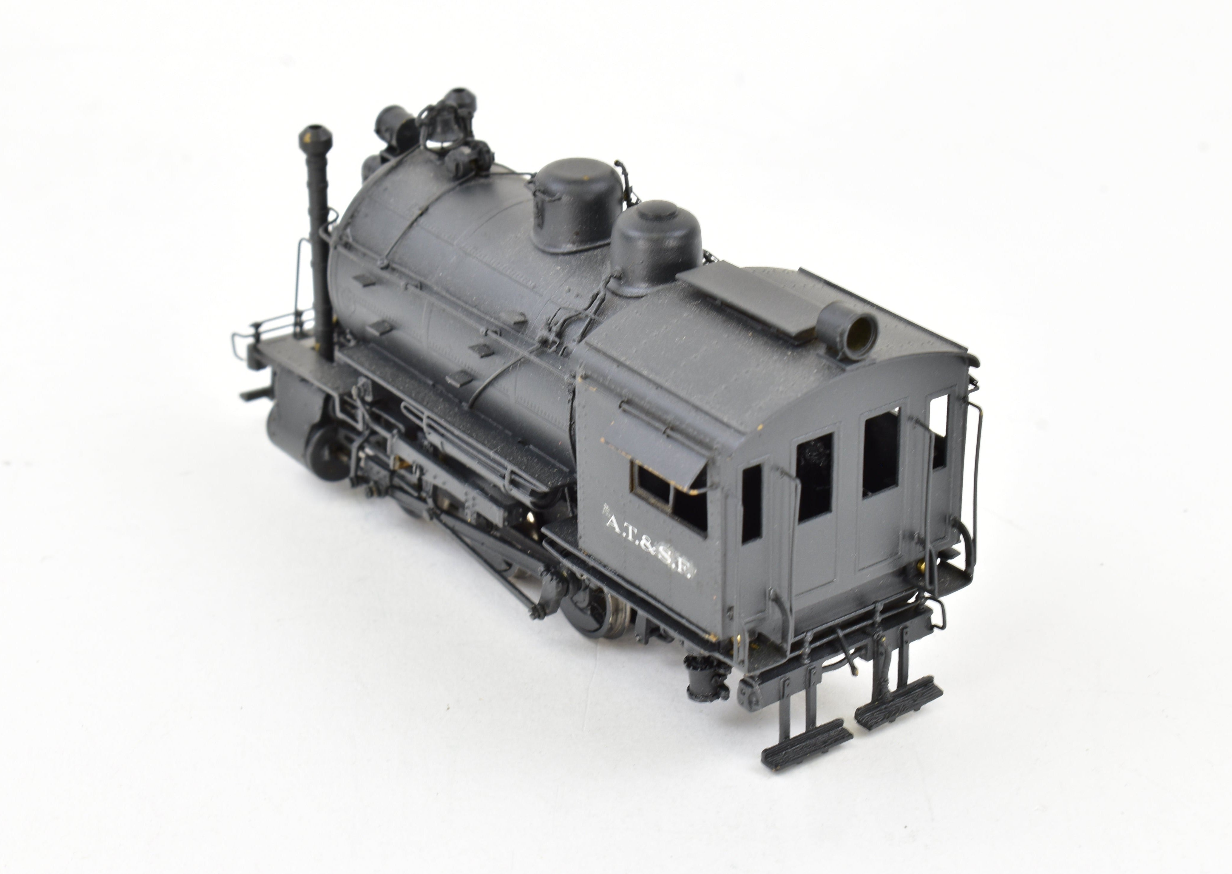 HO Scale Brass Model Train - Westside Model Co. ATSF - Santa Fe 0-6-0T Fireless Cooker #2299 with Custom Painted Finish