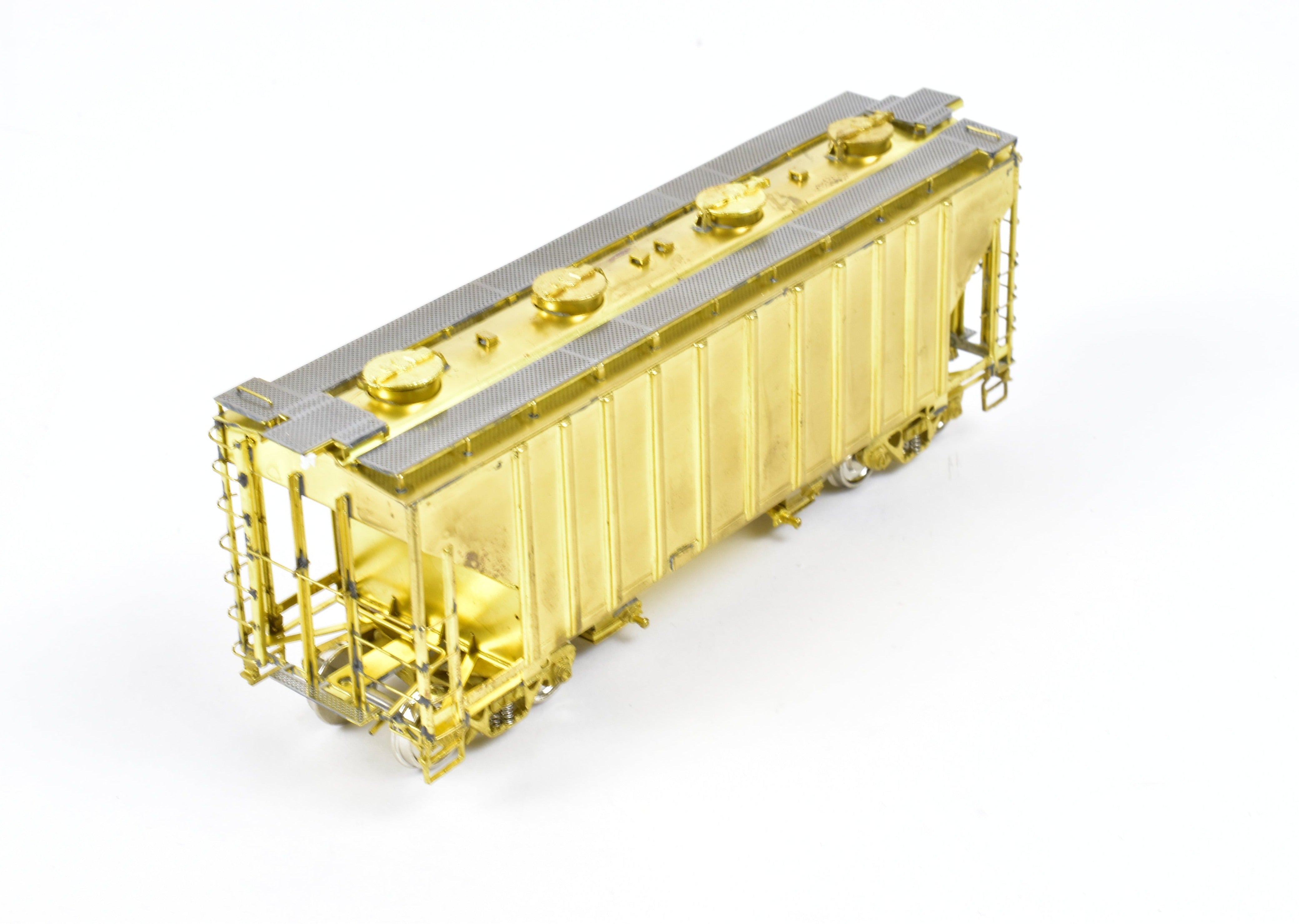 HO Scale Brass OMI (Overland Models, Inc.) ATSF - Santa Fe PS 2 - Bay Covered Hopper Model Train Car