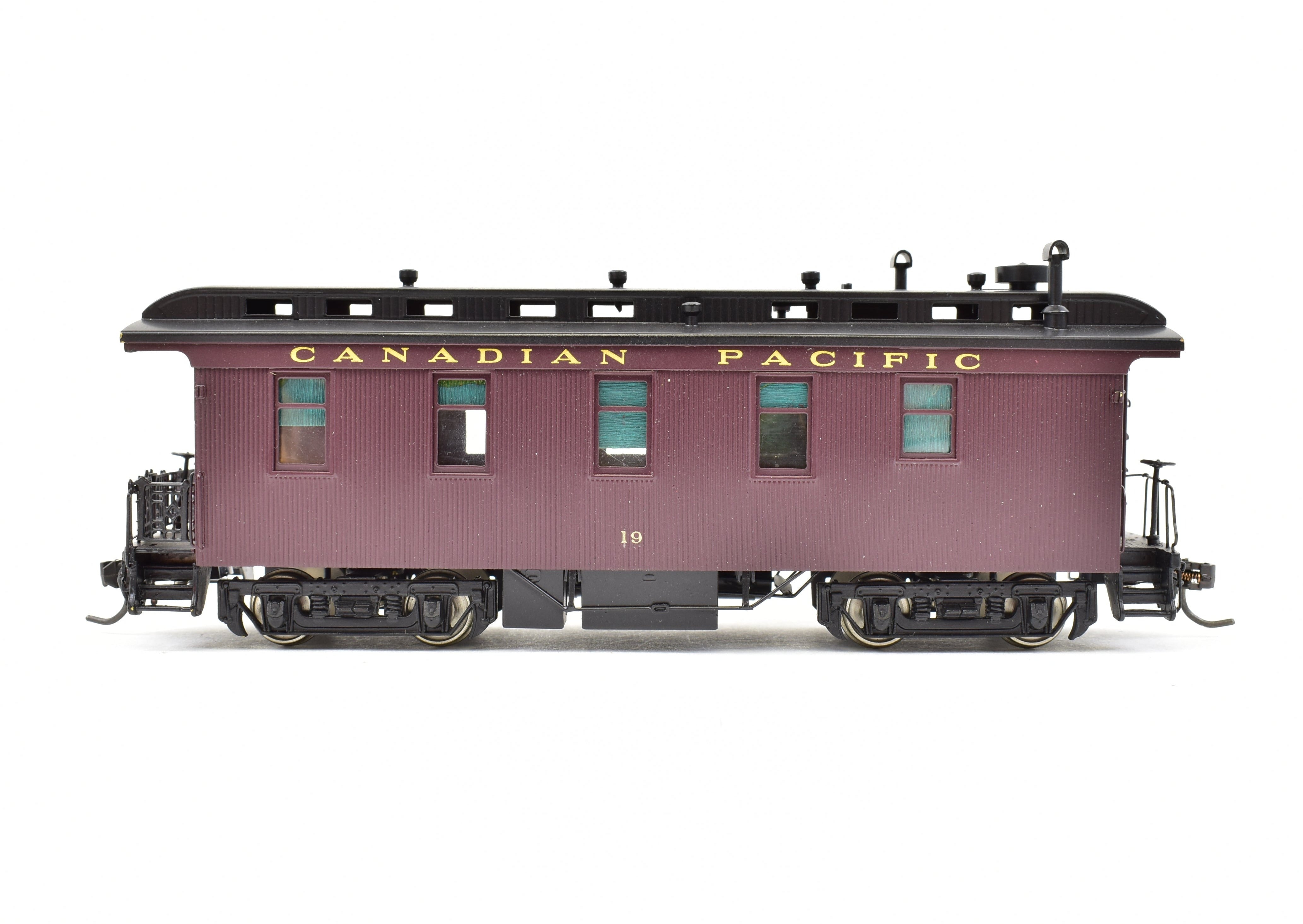 HO Scale Brass Van Hobbies Pro - Painted 35 Ft. Canadian Pacific Railway Business Car