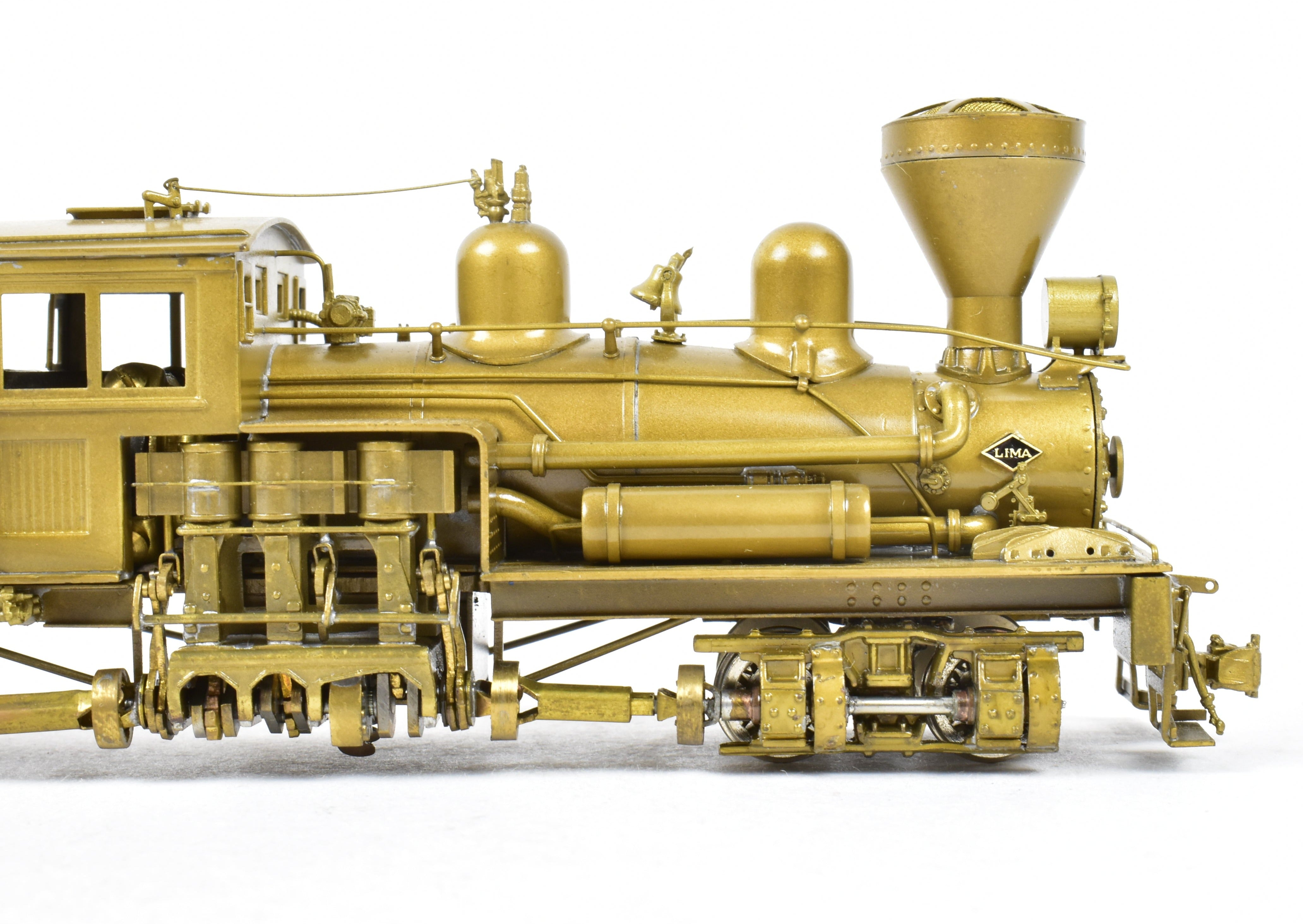 HO Scale Brass PFM - United 2-Truck Class B Shay Geared Locomotive Model for Logging Roads from the 1977 Production Run