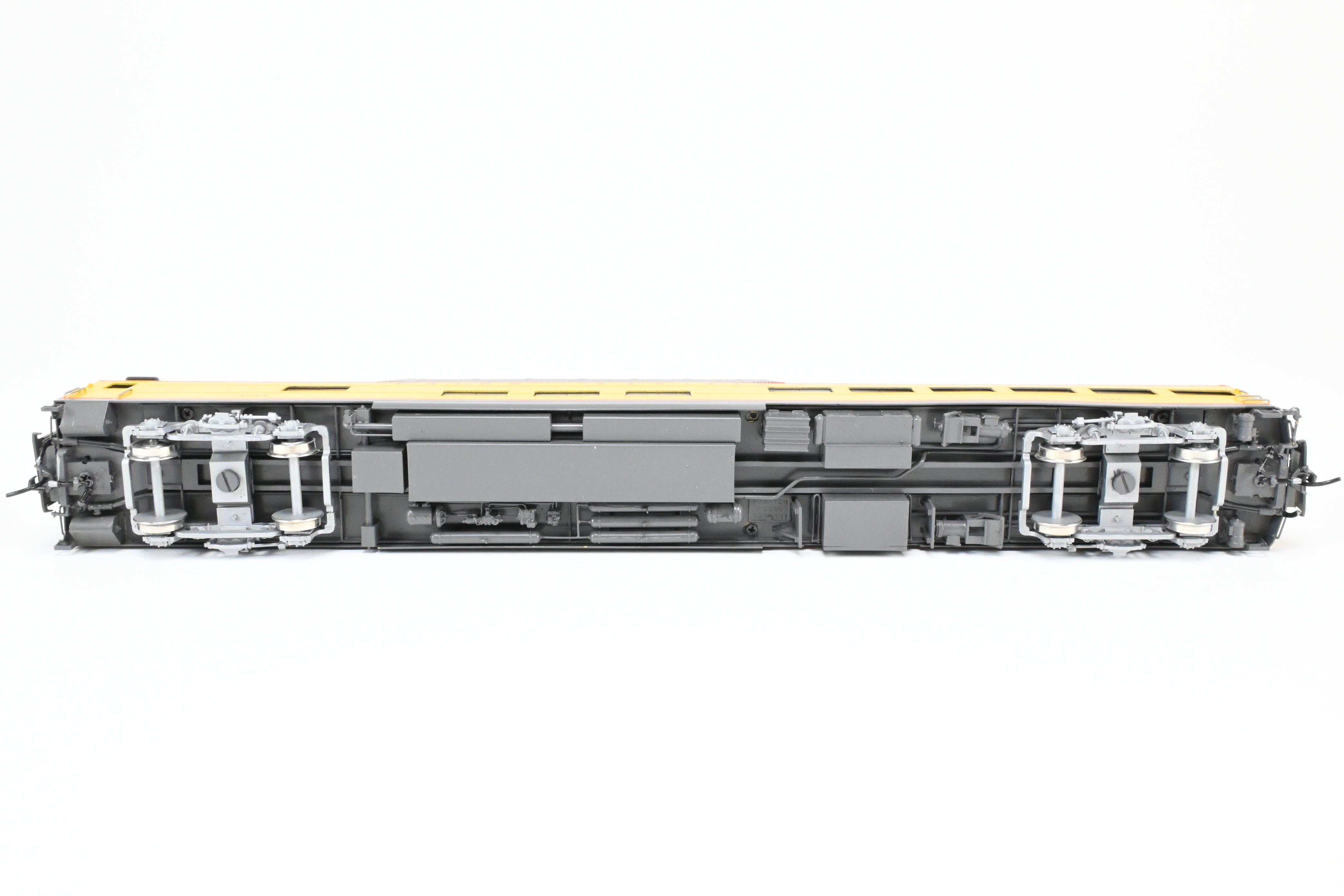 HO Scale Brass Model by Wasatch Model Co. - Union Pacific ACF 1955 9000 Series Dome Lounge Observation Car Modified for Mid - Train Service, Specifically Model C/P #9004