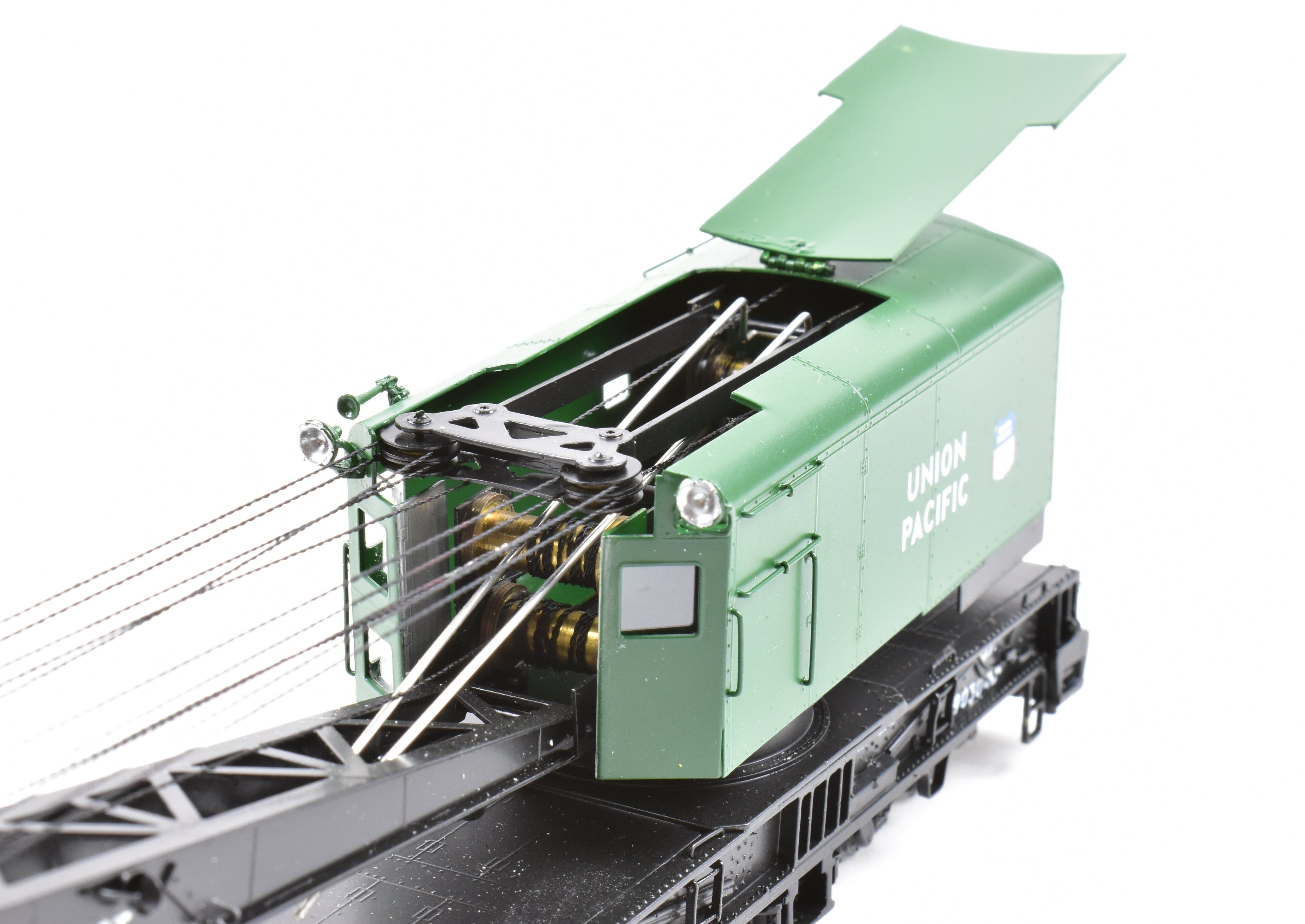 HO Brass OMI Union Pacific 200-Ton Crane Custom Painted by Overland Models