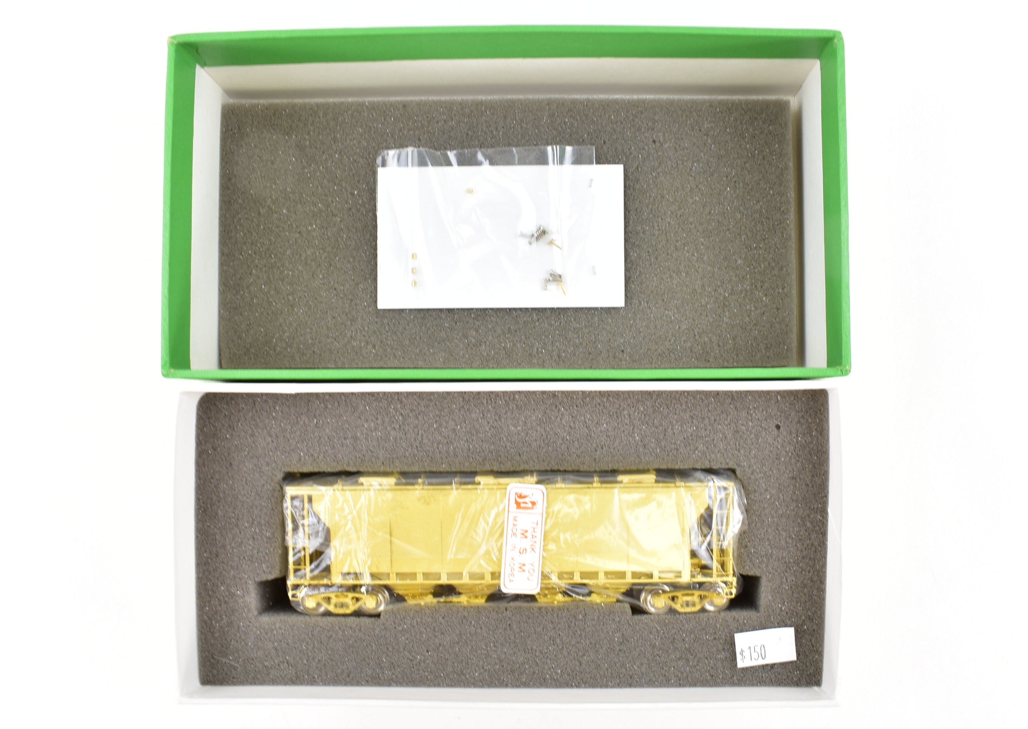 HO Scale Brass OMI - Overland Models, Inc. Canadian National Railway (CNR) Slab Side Covered Hopper Model Train Car