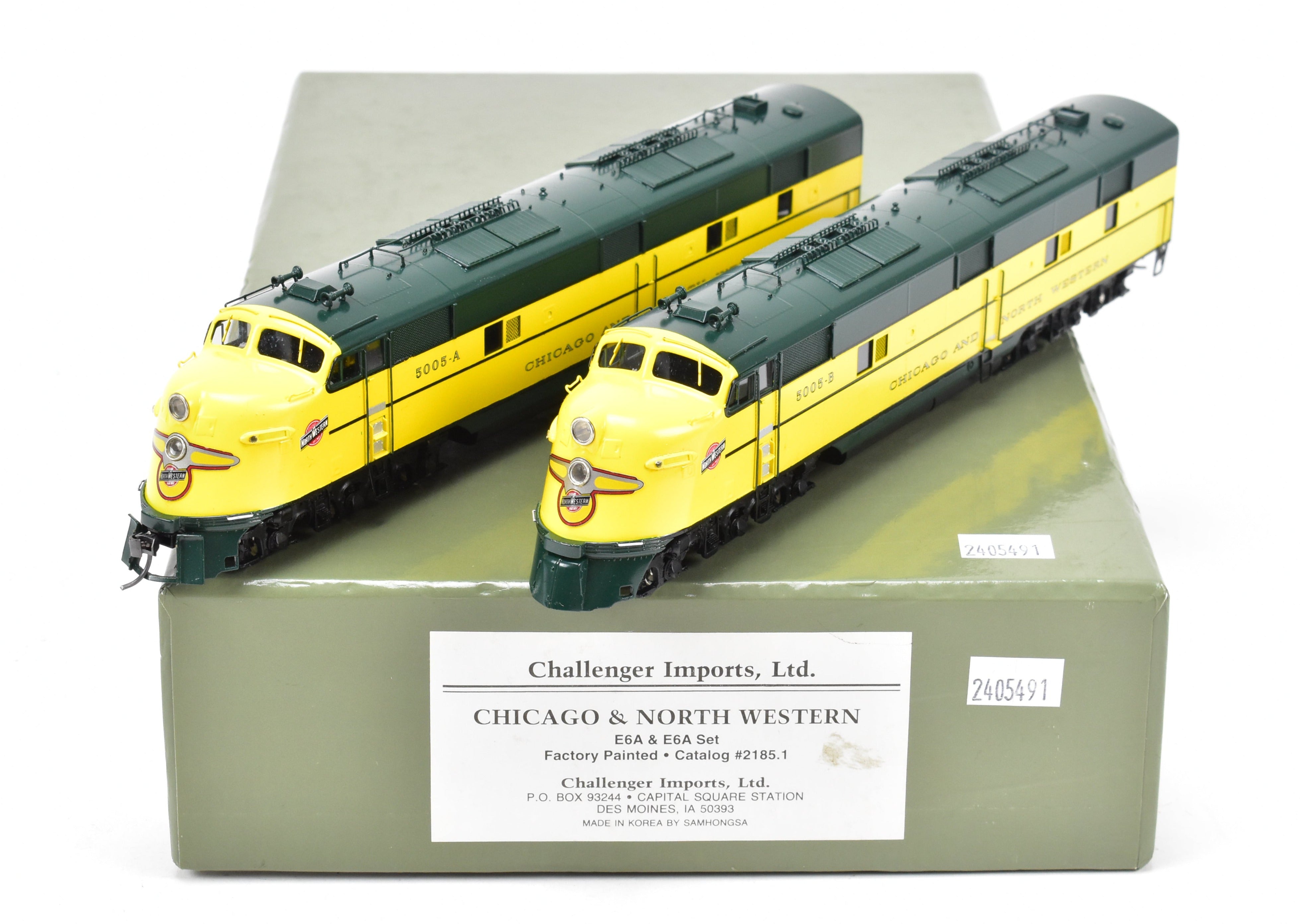 HO Scale Brass CIL - Challenger Imports C&NW EMD E6 A/A Set Locomotives