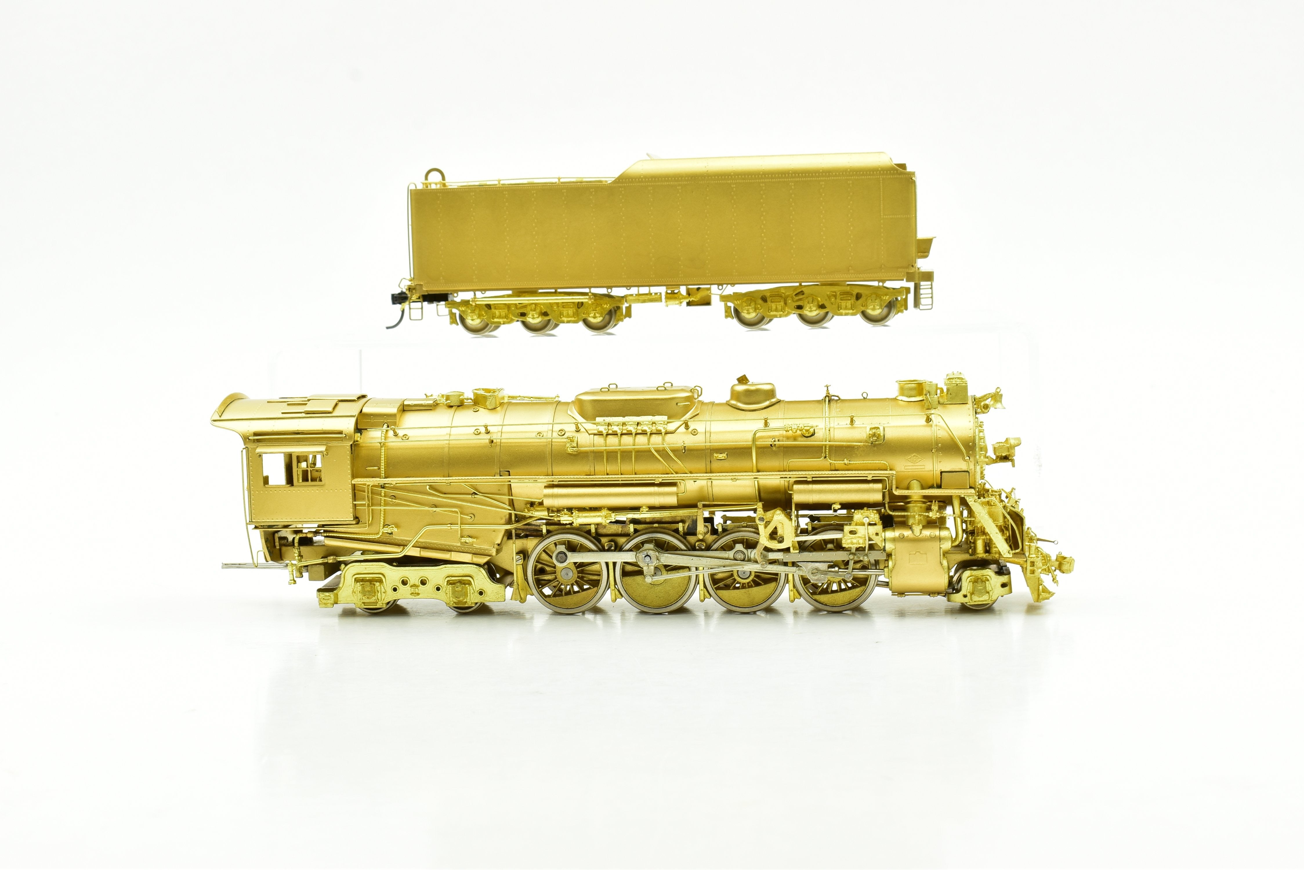 HO Scale Brass Model Train Key Imports PM - Pere Marquette N - 1 2 - 8 - 4 Berkshire Steam Locomotive