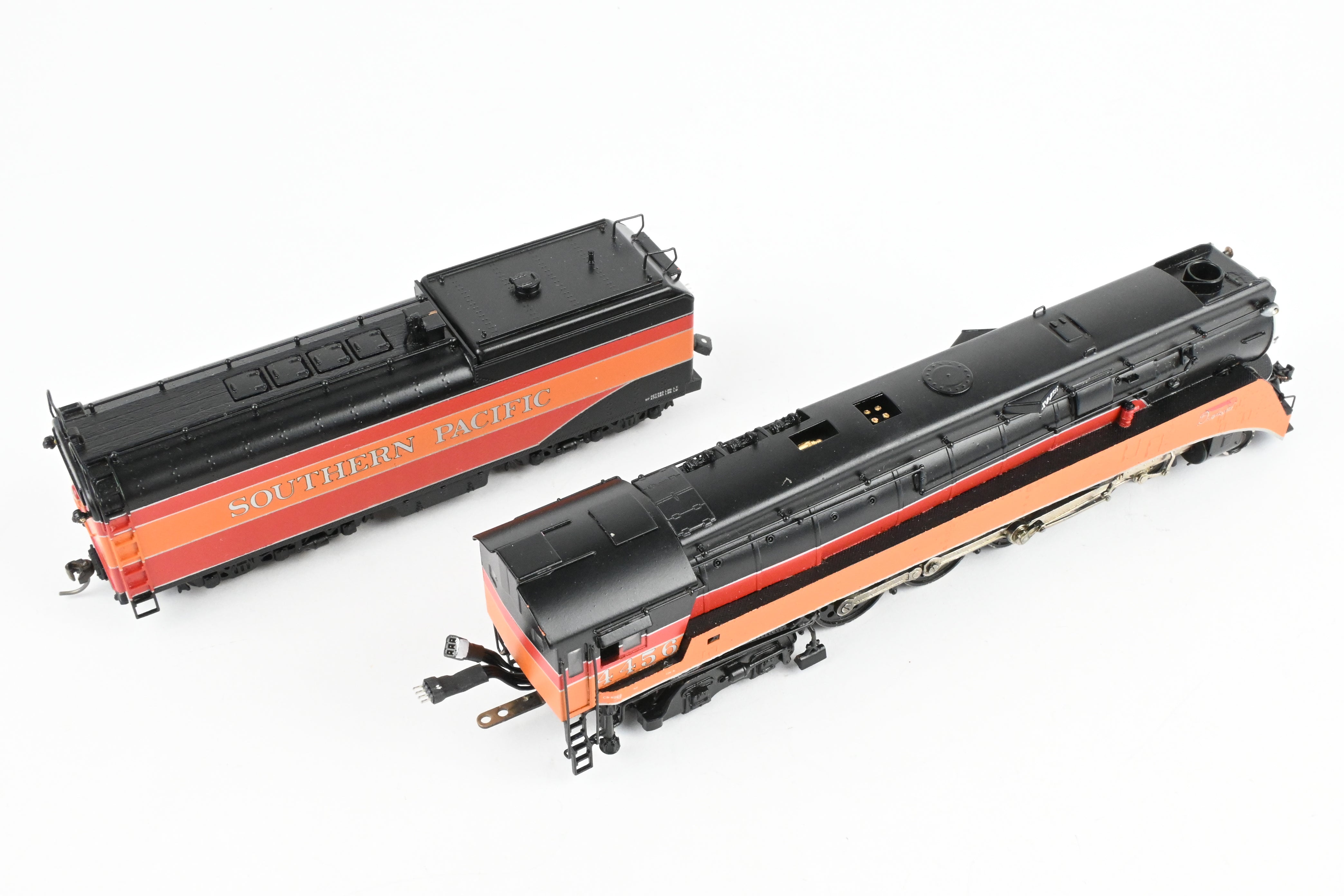 HO Scale Brass Model Train by Westside Model Co., Representing Southern Pacific Class GS - 4 4 - 8 - 4 Locomotive, Factory Painted in Daylight Scheme with #4456, Equipped with Tsunami2 DCC and Sound System
