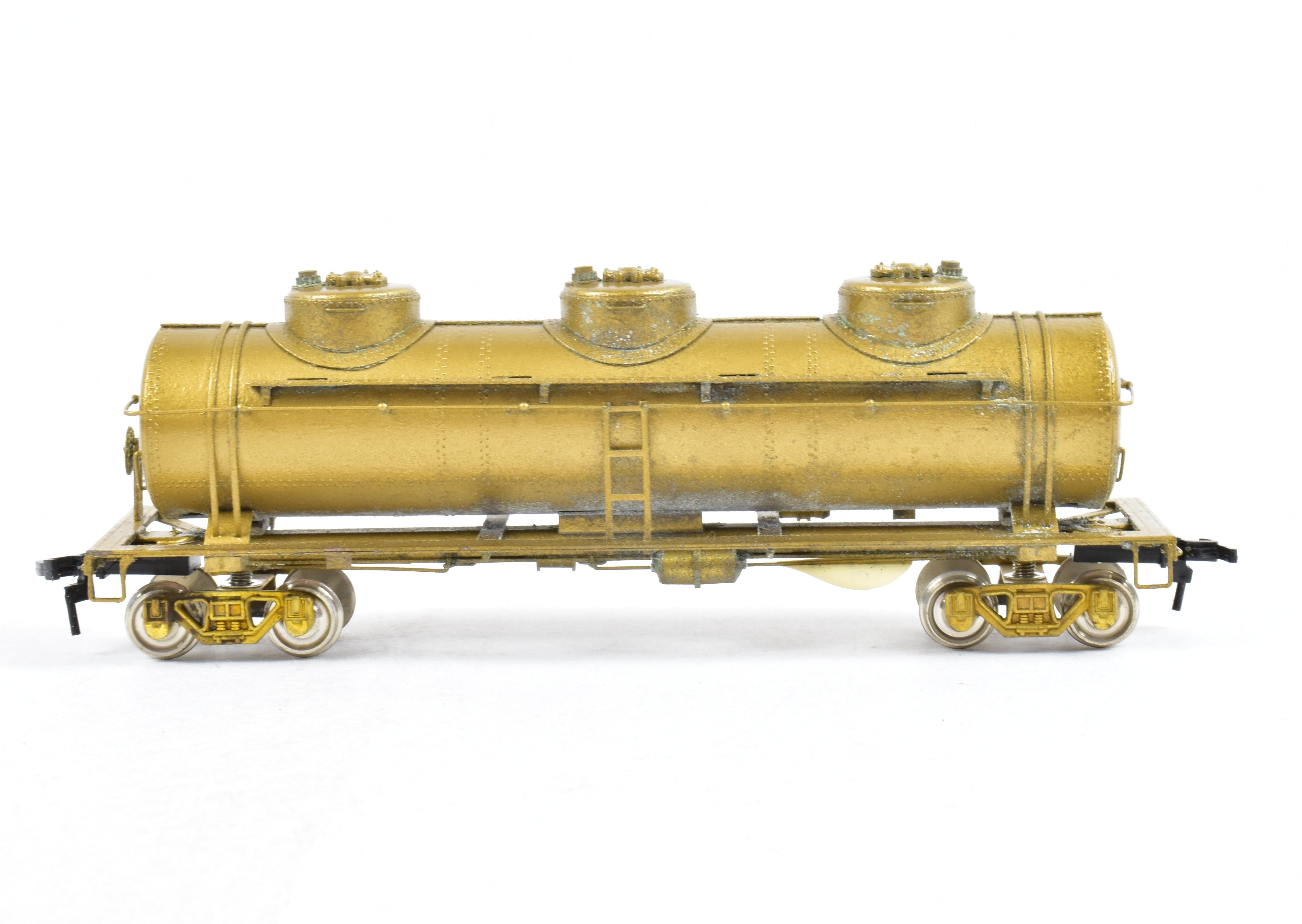 HO Scale Brass Gem Models 42-Foot 3-Dome Tank Car for Model Railroads - Various Road Versions