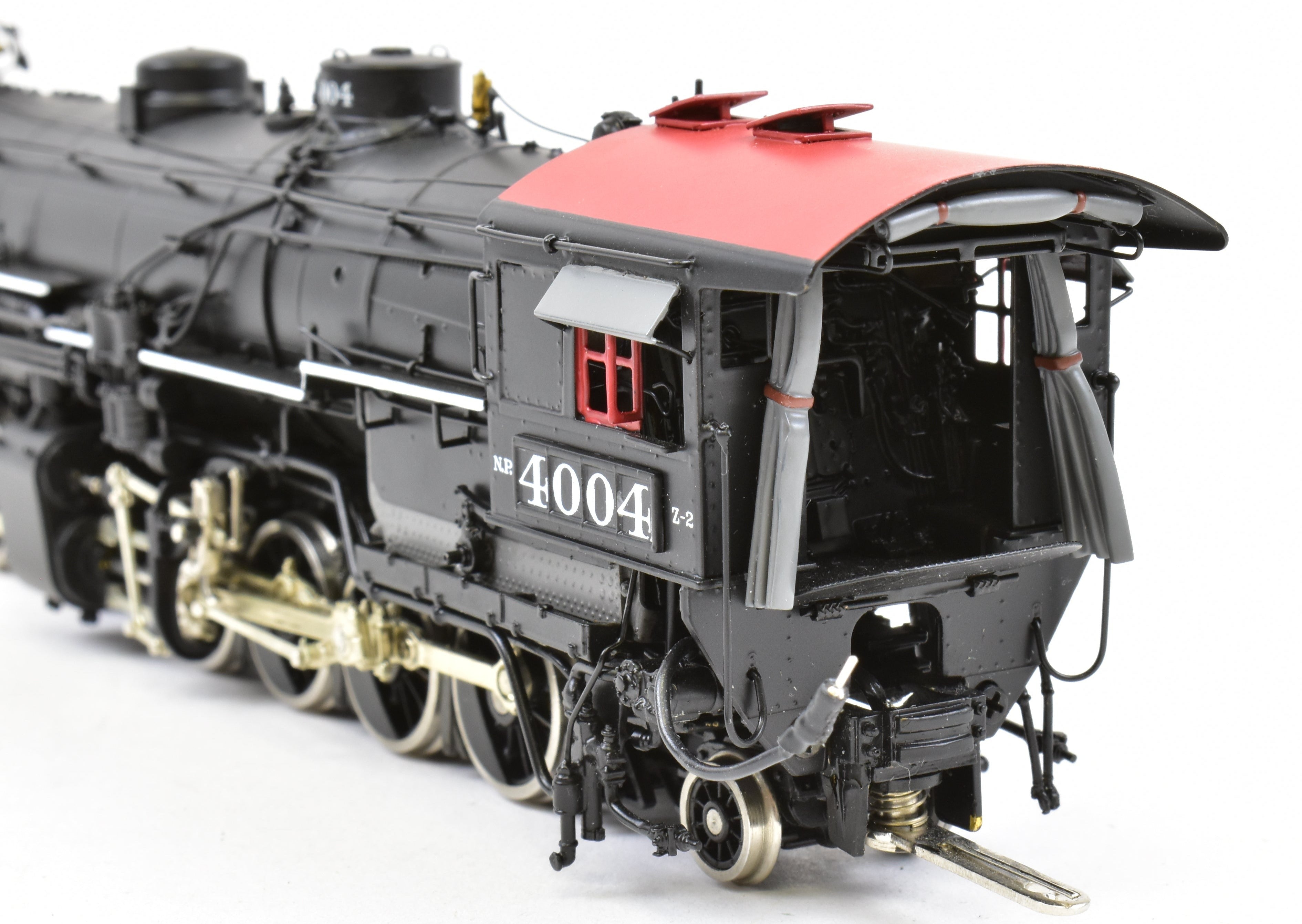 HO Scale Brass Model Train - W&R Enterprises Northern Pacific Class Z - 2 2 - 8 - 8 - 2 Version 3 Factory Painted Locomotive No. 4004