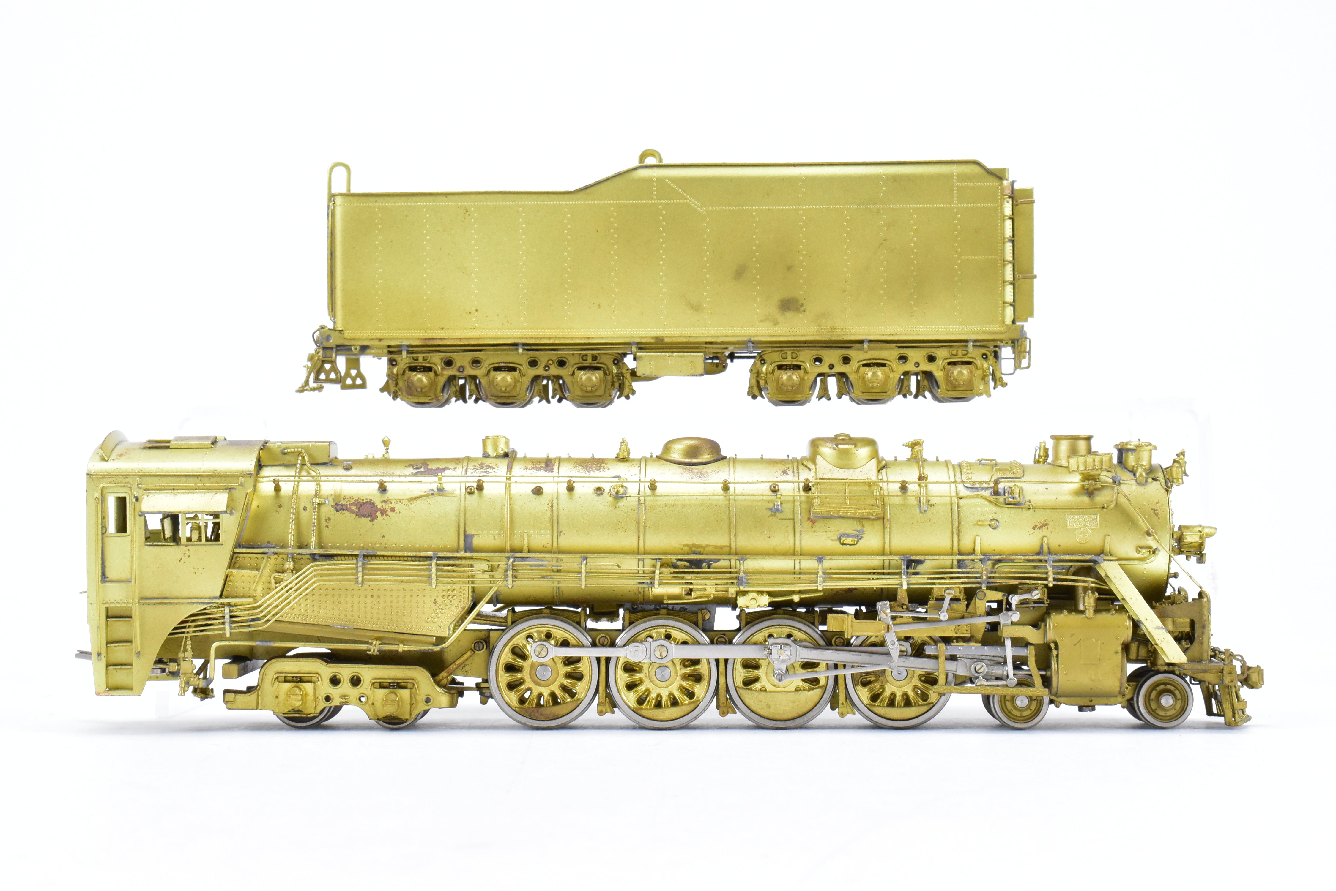 HO Scale Brass Key Imports D&RGW - Denver & Rio Grande Western M-68 4-8-4 Northern Model Train for Collectors