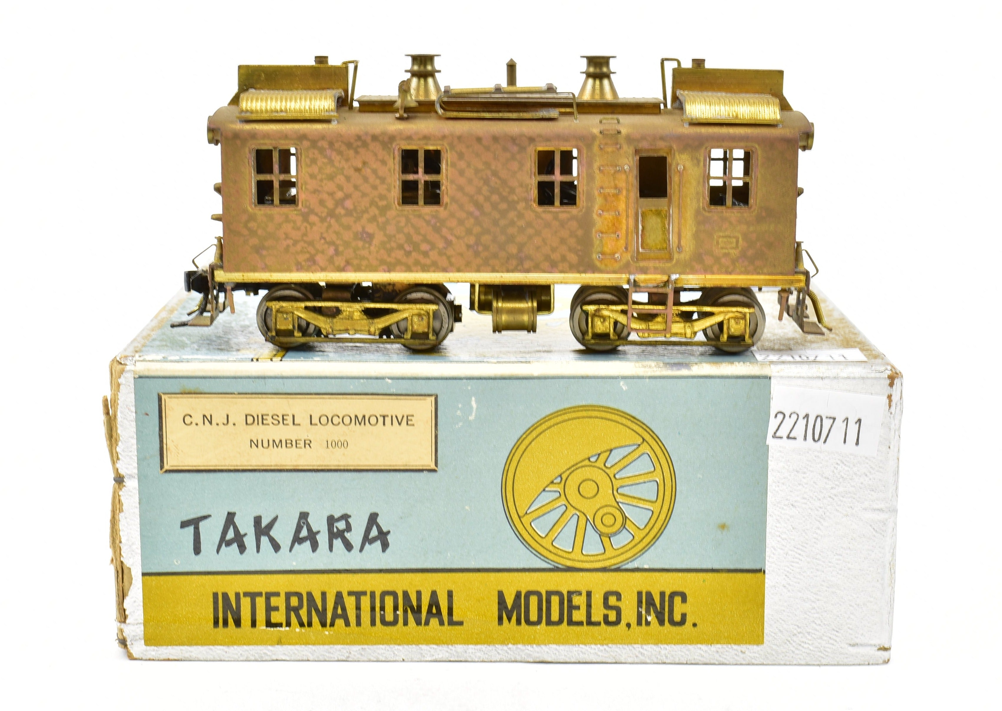 HO Scale Brass CNJ - Central Railroad of New Jersey Diesel Locomotive Model #1000