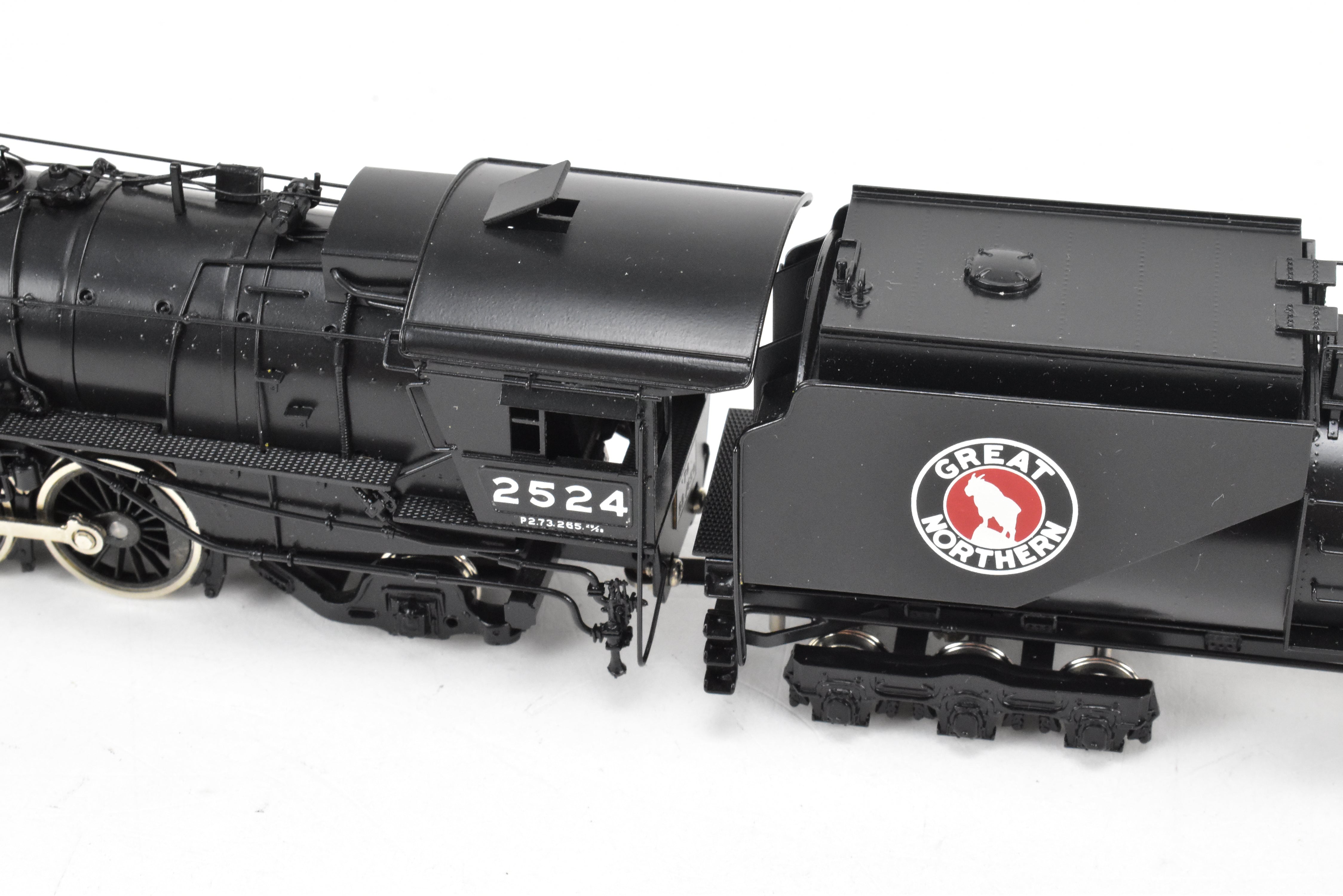 HO Brass Tenshodo Great Northern 4-8-2 Class P-2 Factory Painted Crown #2524, 1974 Run