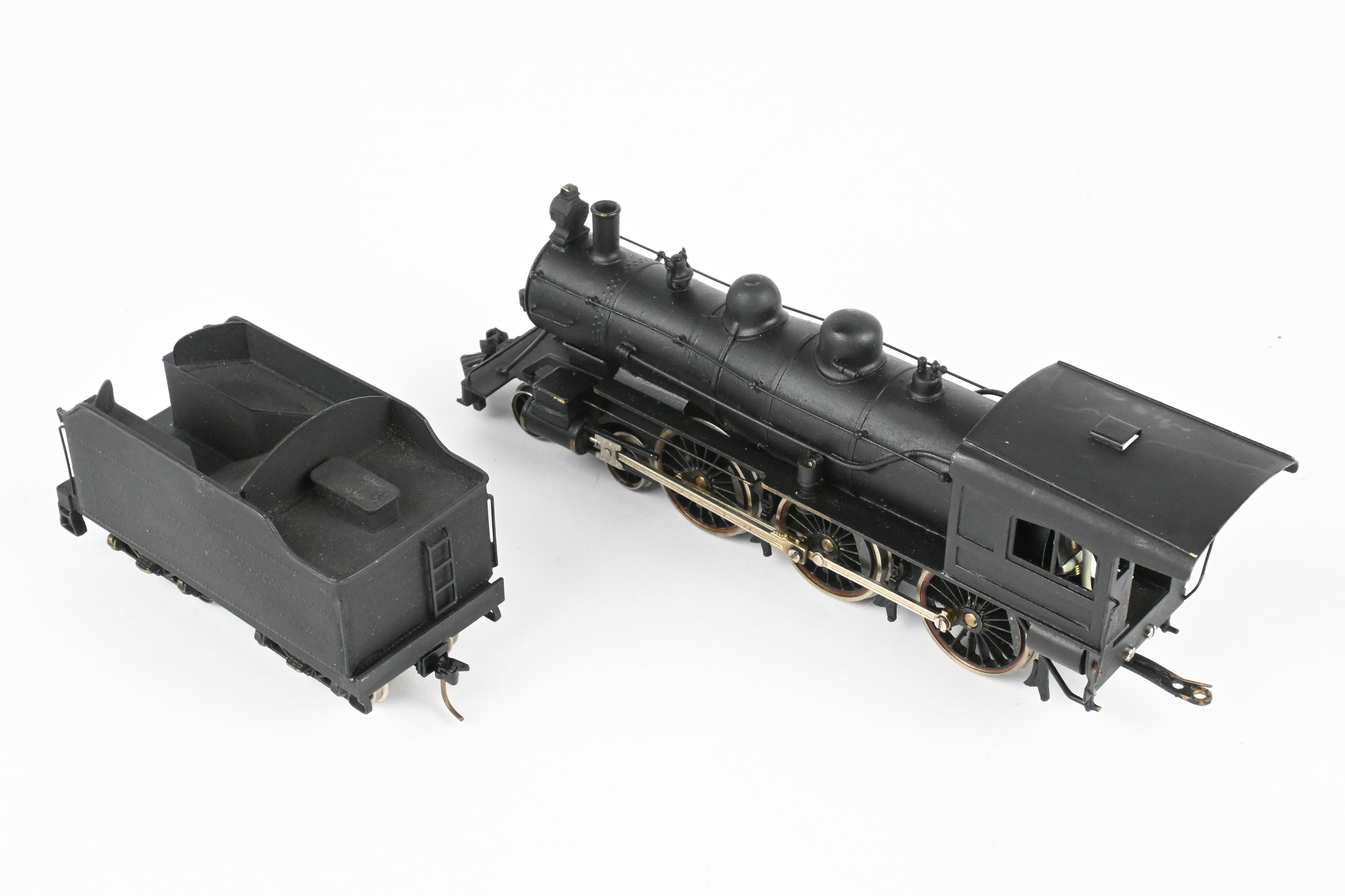 HO Scale Brass Ken Kidder Lake Shore & Michigan Southern (LS&MS) - New York Central (NYC) 4-6-0 Custom Painted and Unlettered Model Train