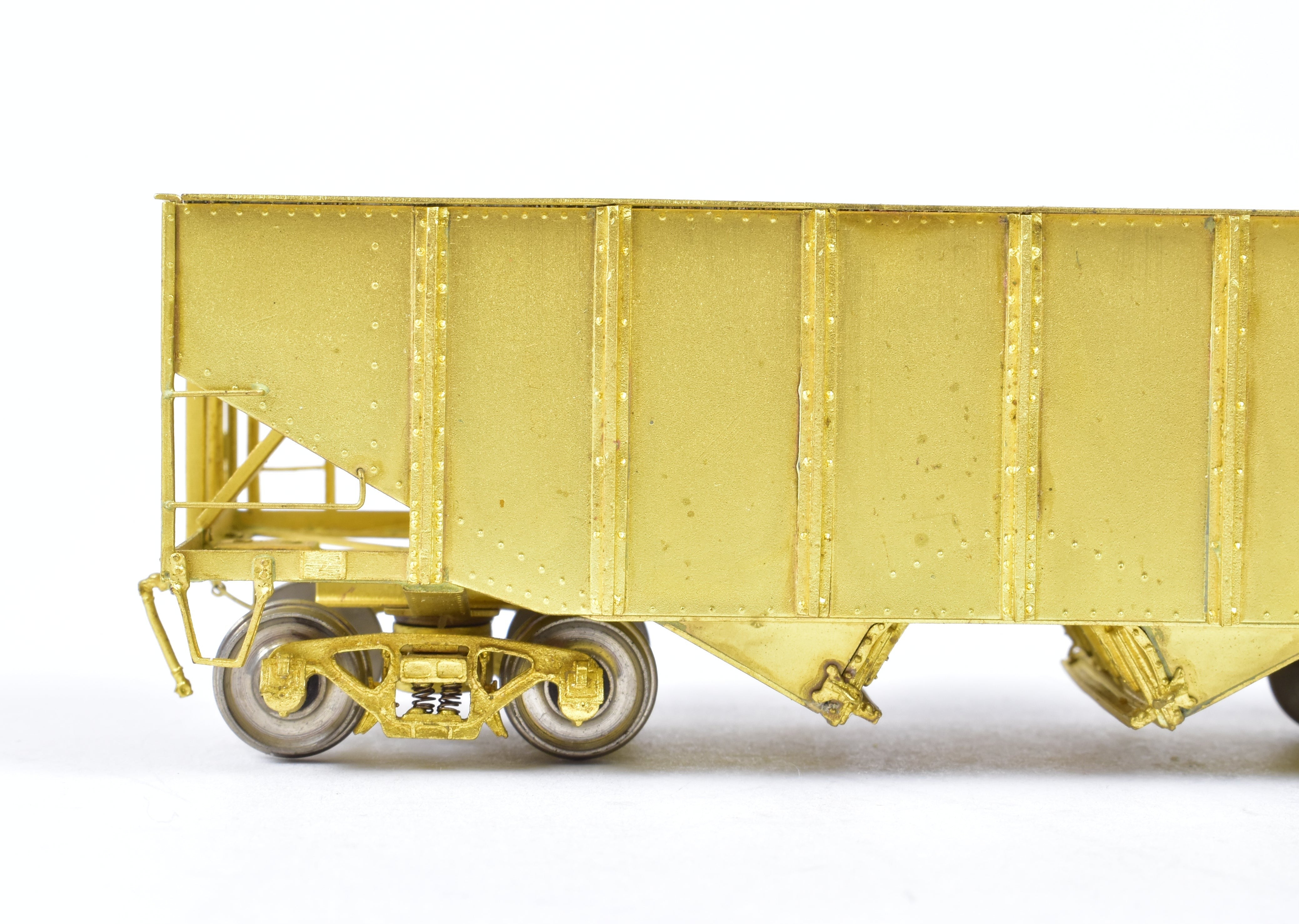 HO Scale Brass Western Maryland 55-Ton 2-Bay Hopper Car Model by Overland Models, Inc. (OMI)