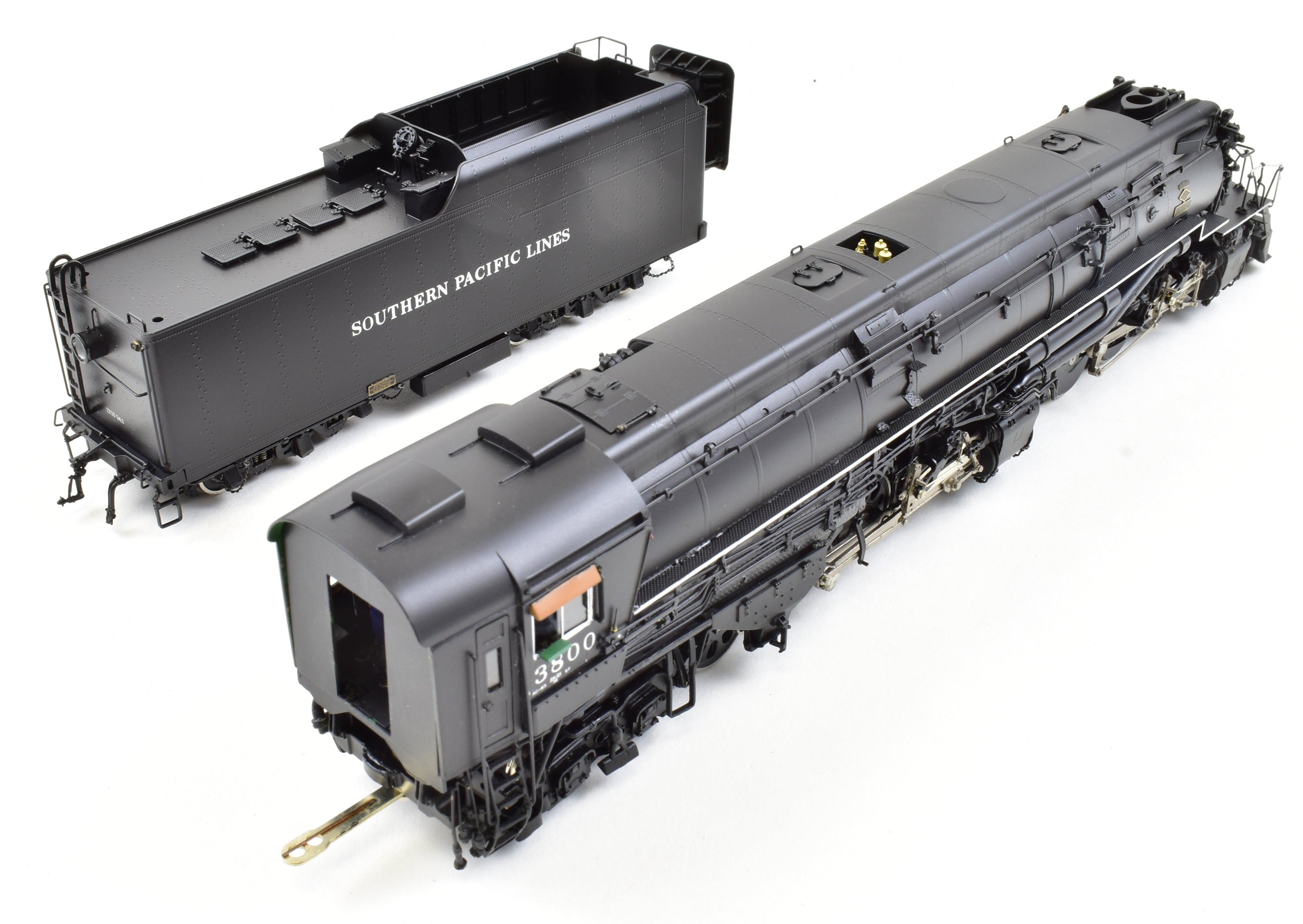 HO Scale Brass Model Train CON Key Imports SP - Southern Pacific Class AC - 9 2 - 8 - 8 - 4 Coal - Fired Passenger Locomotive #3800