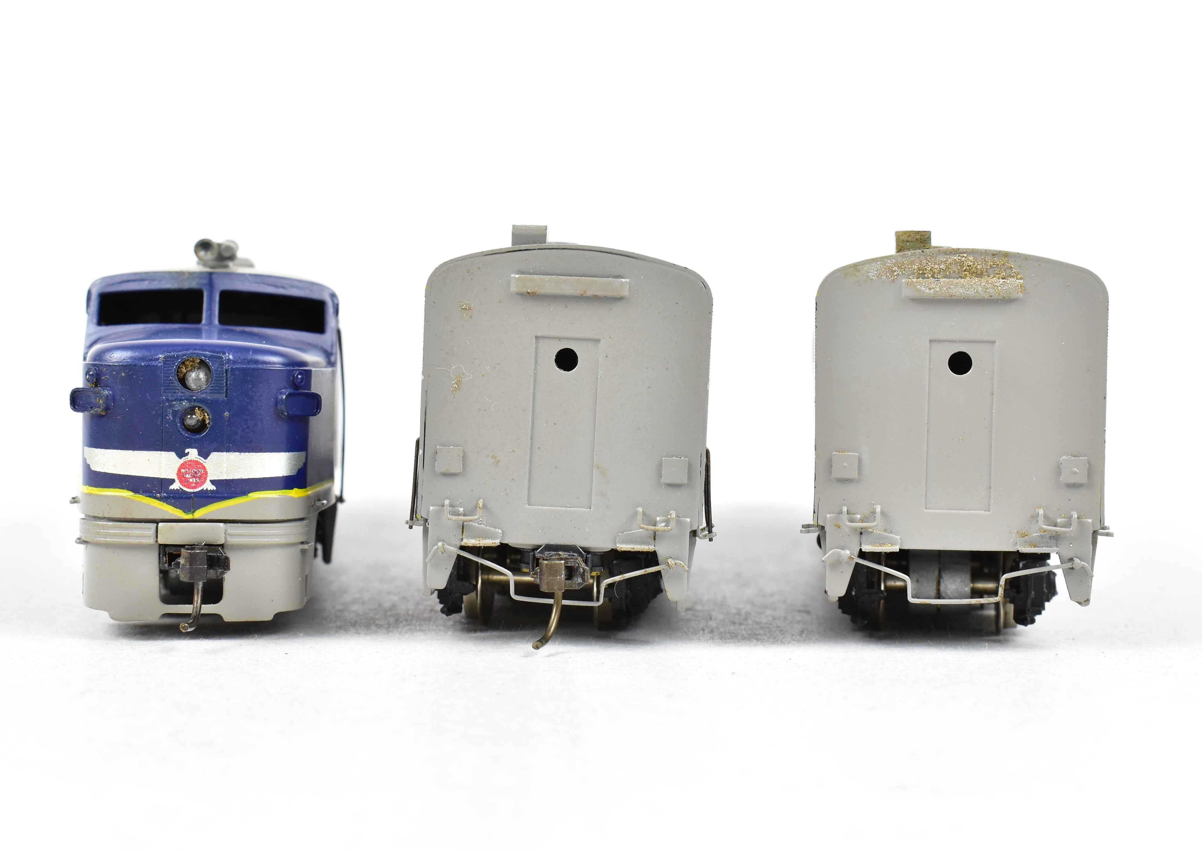 HO Scale Brass Balboa Missouri Pacific PA - 1 A - B - A Locomotive Set in As - Is Condition