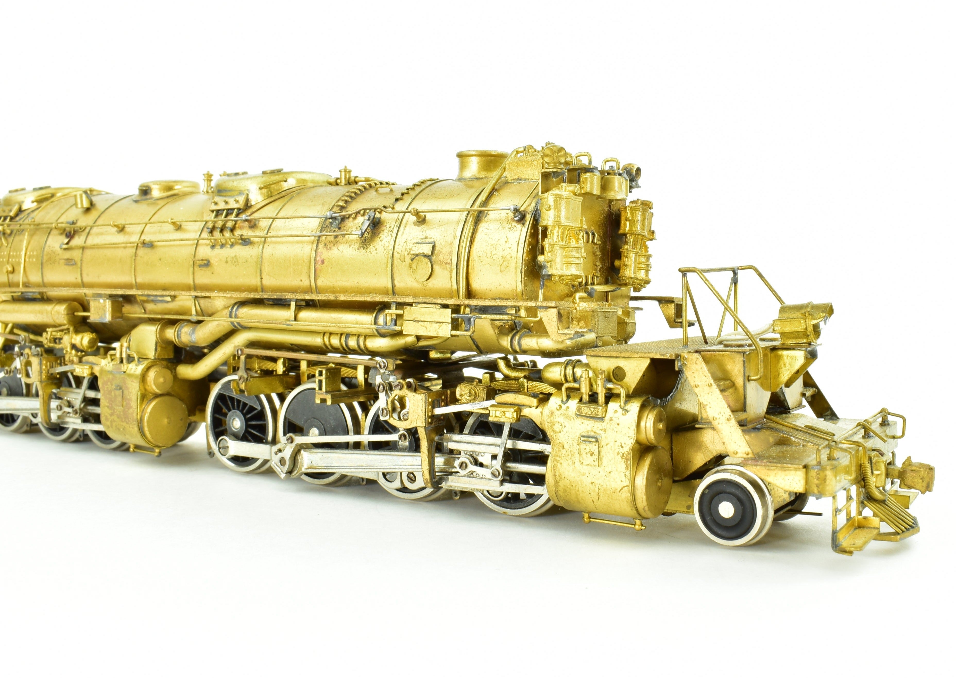HO Scale Brass Pacific Fast Mail (PFM) Model - Toby Brand Duluth, Missabe, & Iron Range 2-8-8-4 Yellowstone Steam Locomotive Handcrafted in 1960