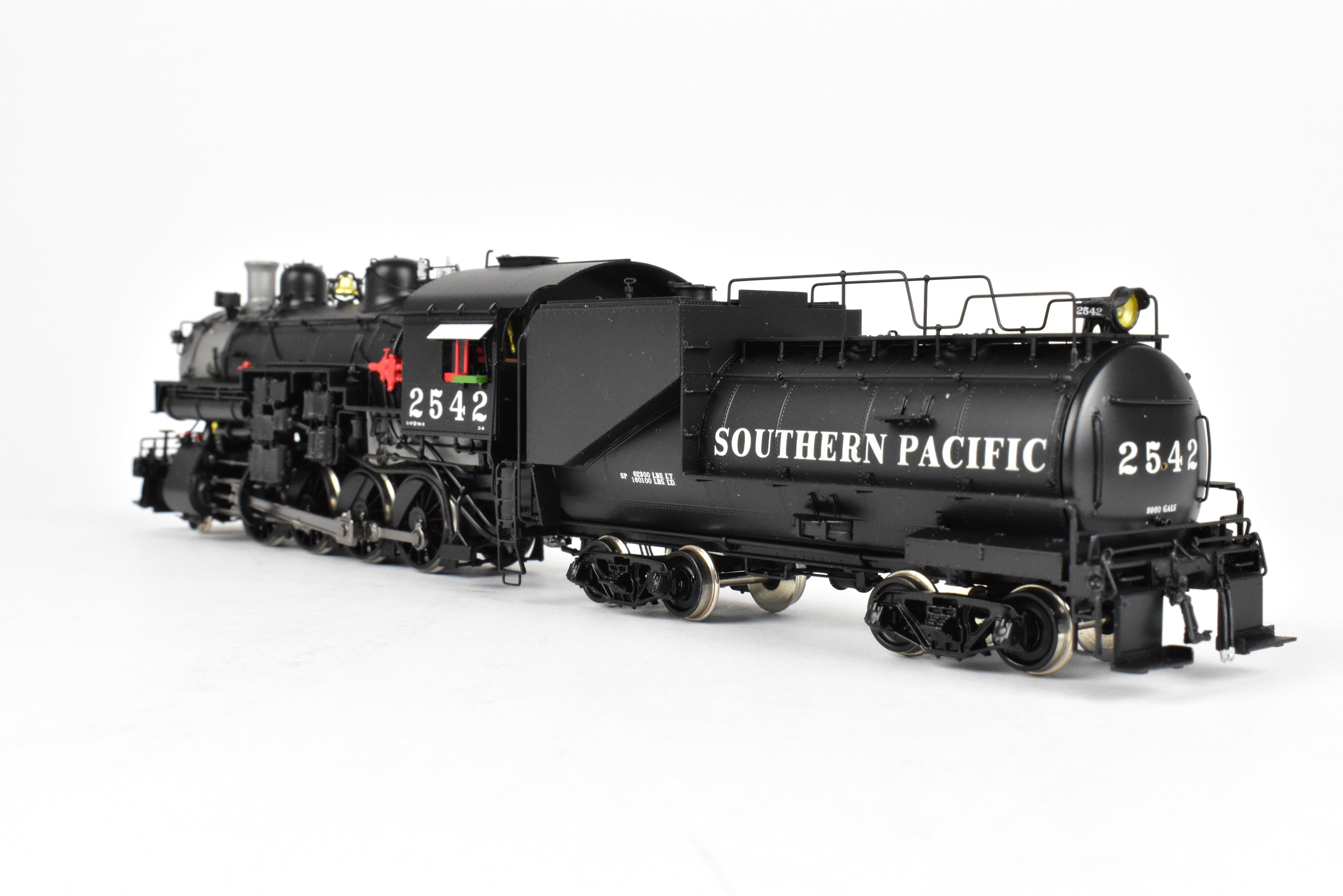 High - Quality HO Scale Brass Steam Locomotive - Challenger Imports SP Southern Pacific Class C - 9 2 - 8 - 0 Front Pilot Engine #2542