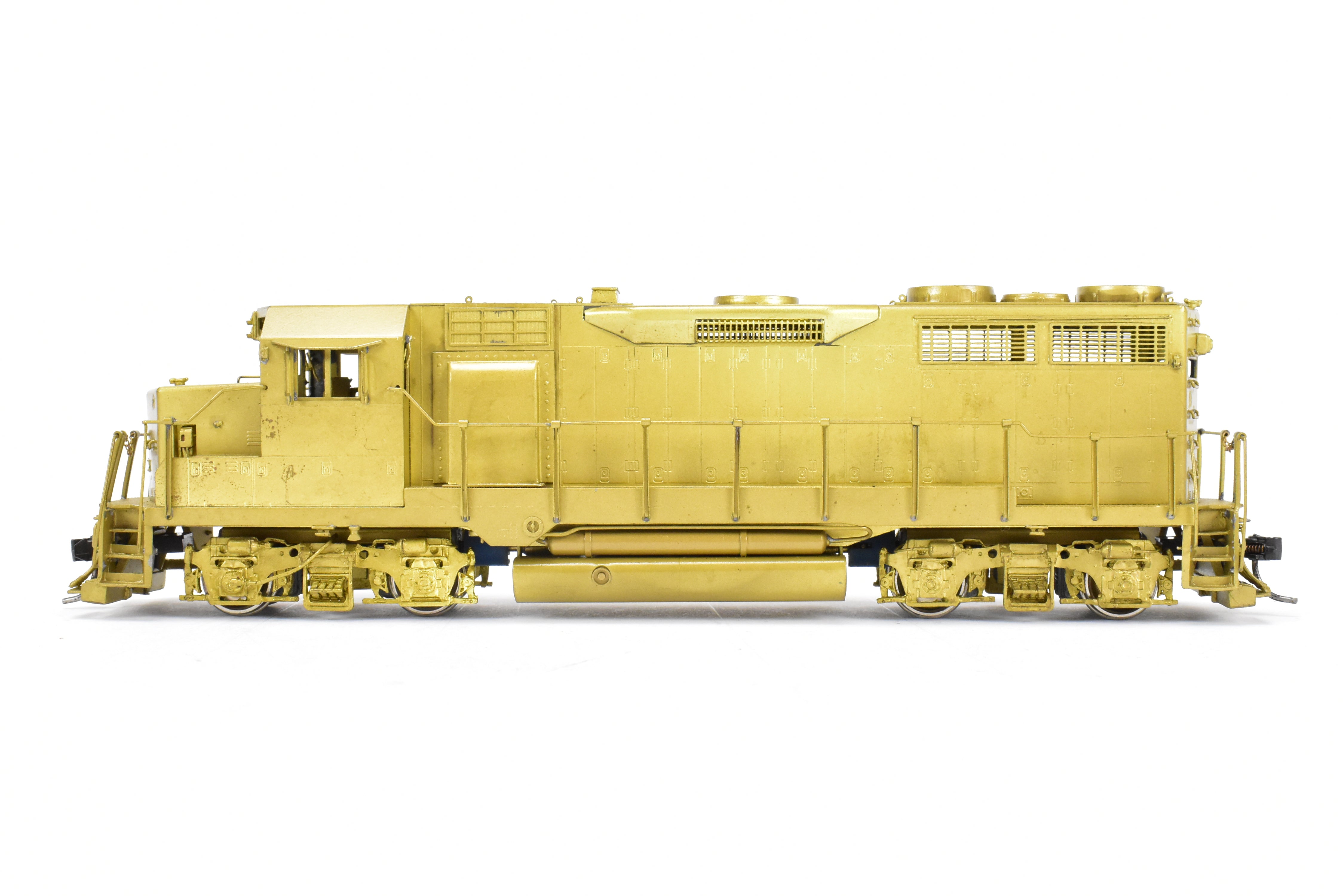 HO Scale Brass Model Train - Overland Models Inc. EMD GP35 Locomotives with Dynamic Brakes and High Headlight for Various Railroad Lines