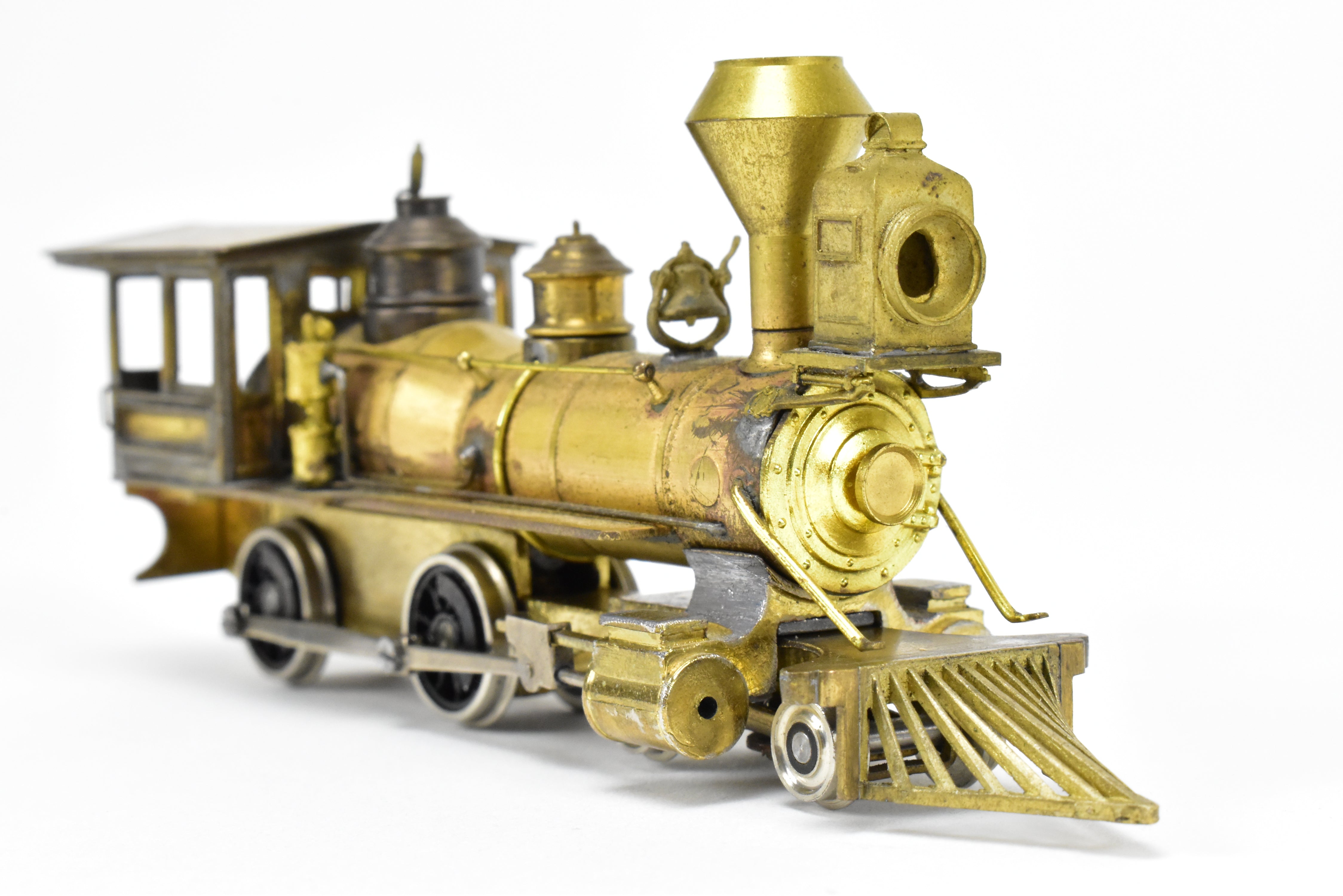 HOn3 Scale Brass American 4-4-0 Steam Locomotive by Far East Distributors (FED) Circa 1880 with Modified Details