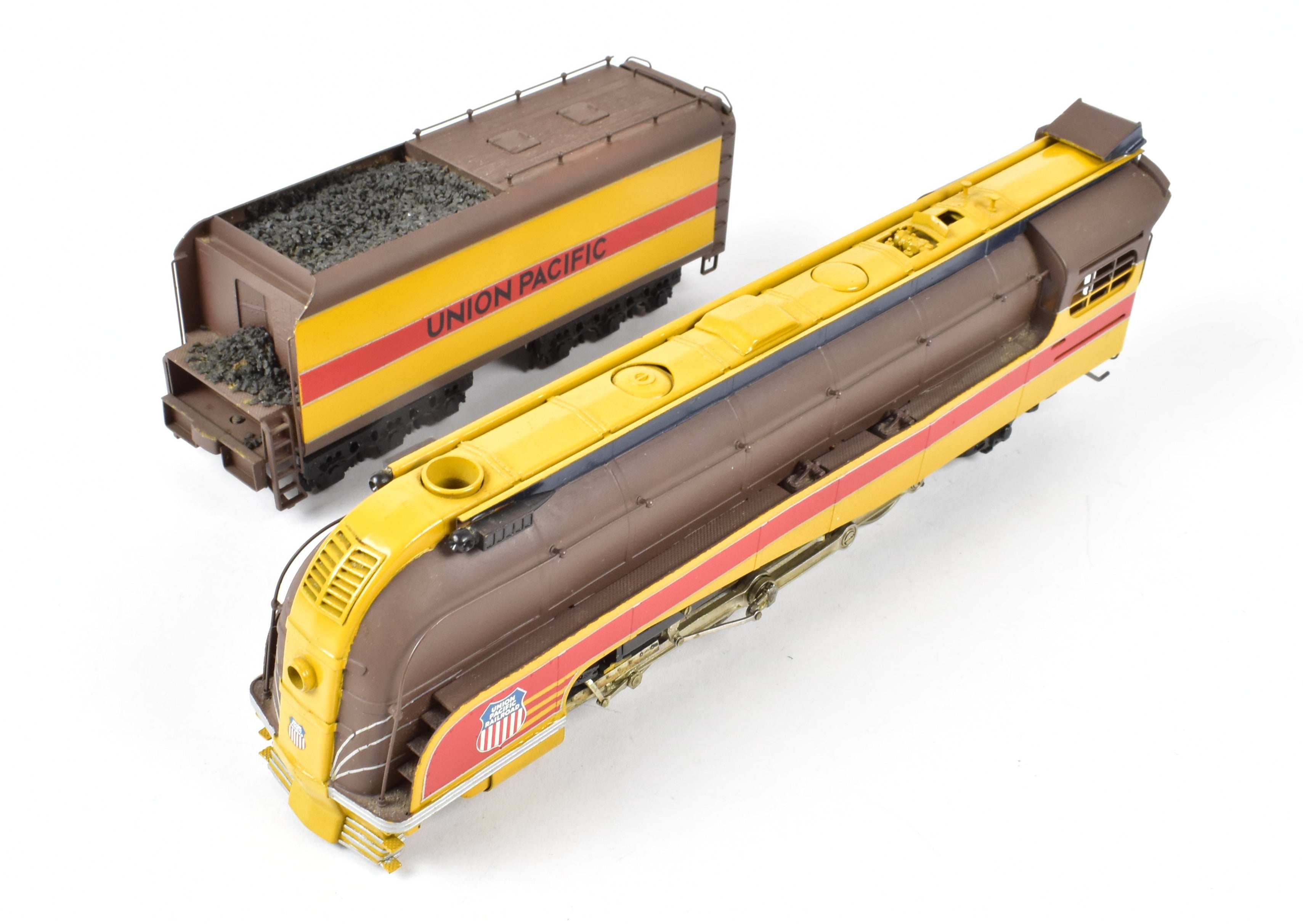 HO Scale Brass Balboa Union Pacific 4-8-2 Steam Locomotive Model #7002 Forty - Niner Master Series with Custom Paint Job