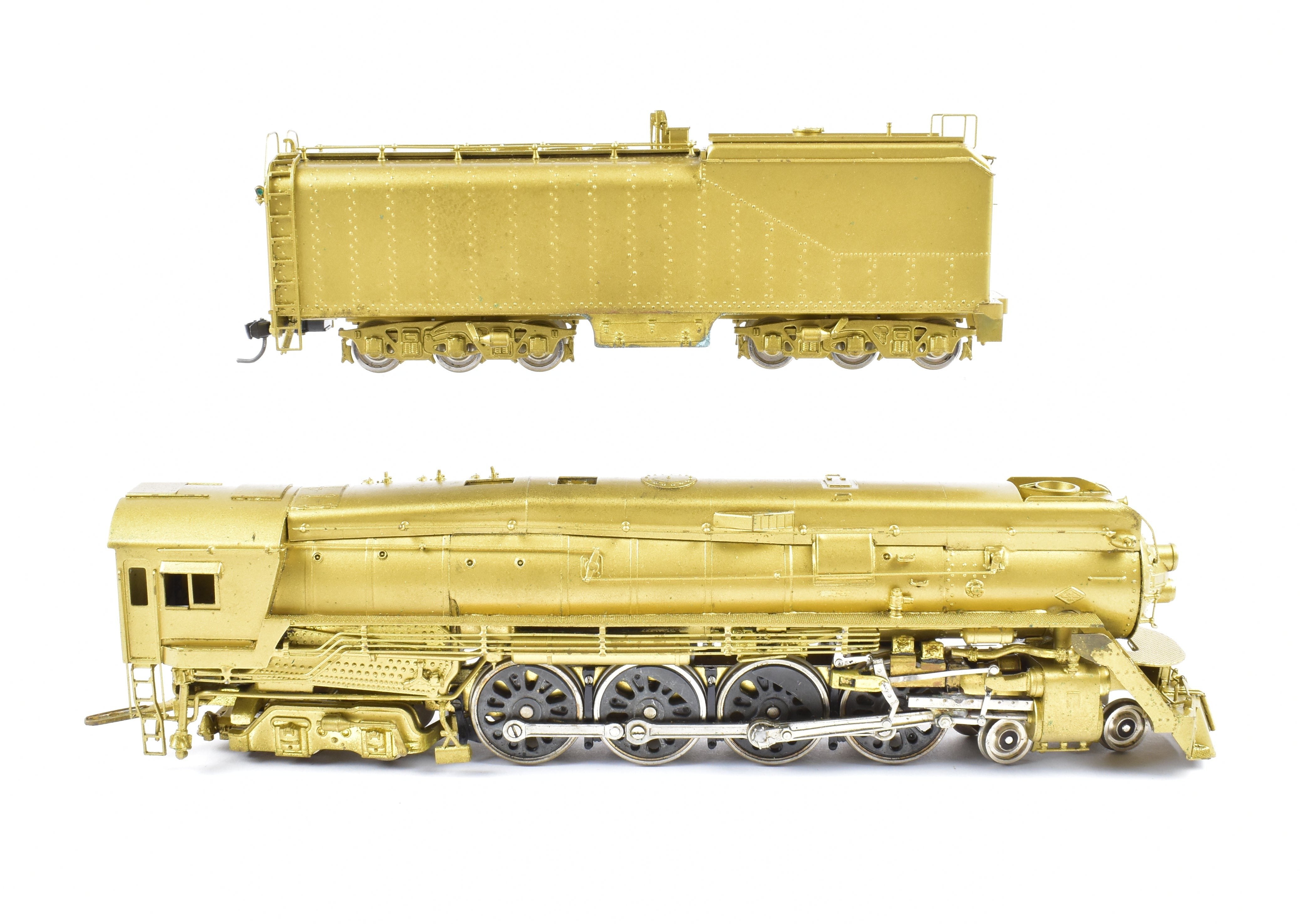HO Scale Brass Balboa Model Train - Southern Pacific GS - 4 4 - 8 - 4 Locomotive with Detachable Skirts