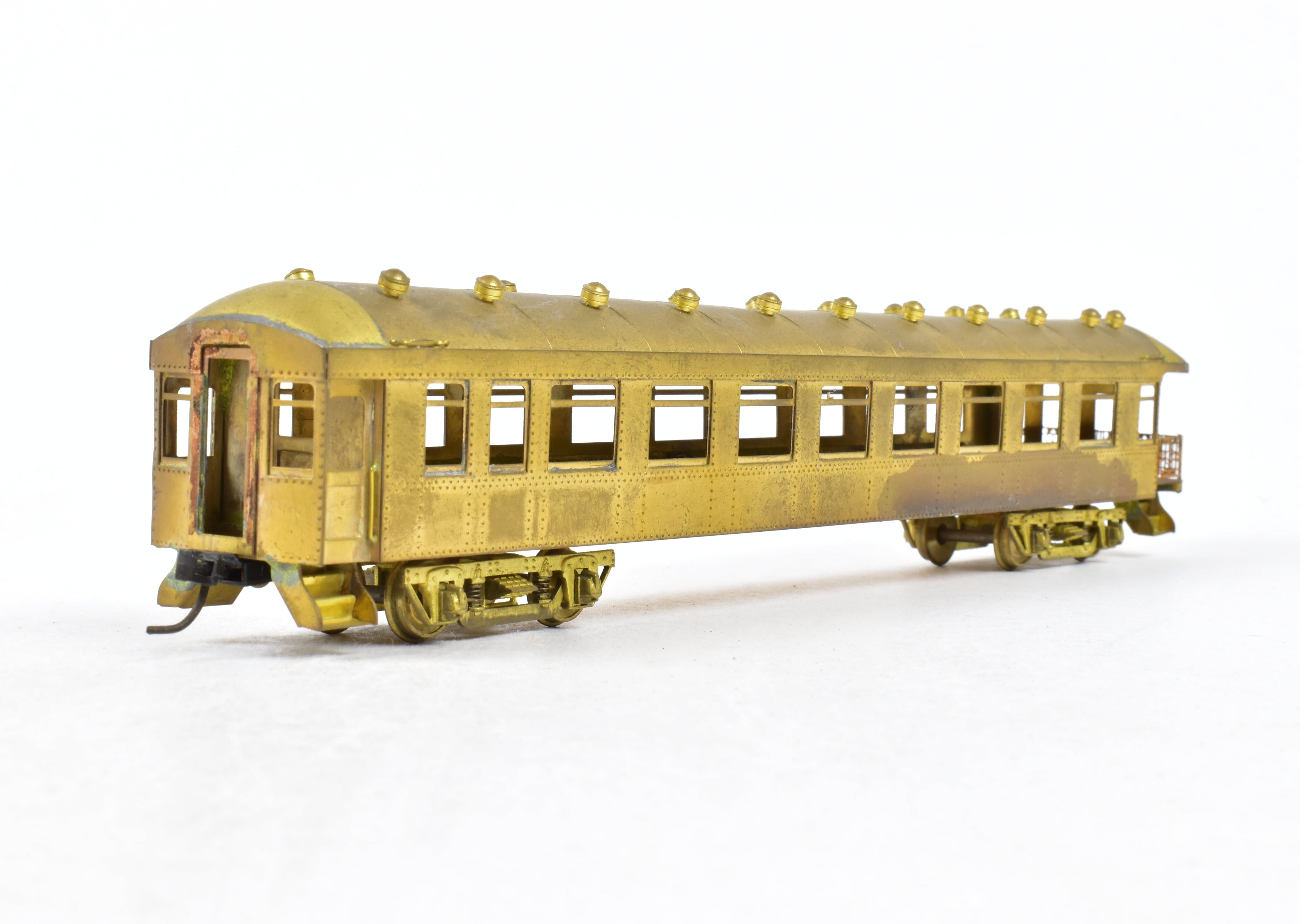 HO Scale Brass Ken Kidder Southern Pacific Harriman 60' Observation Car with PSC Trucks