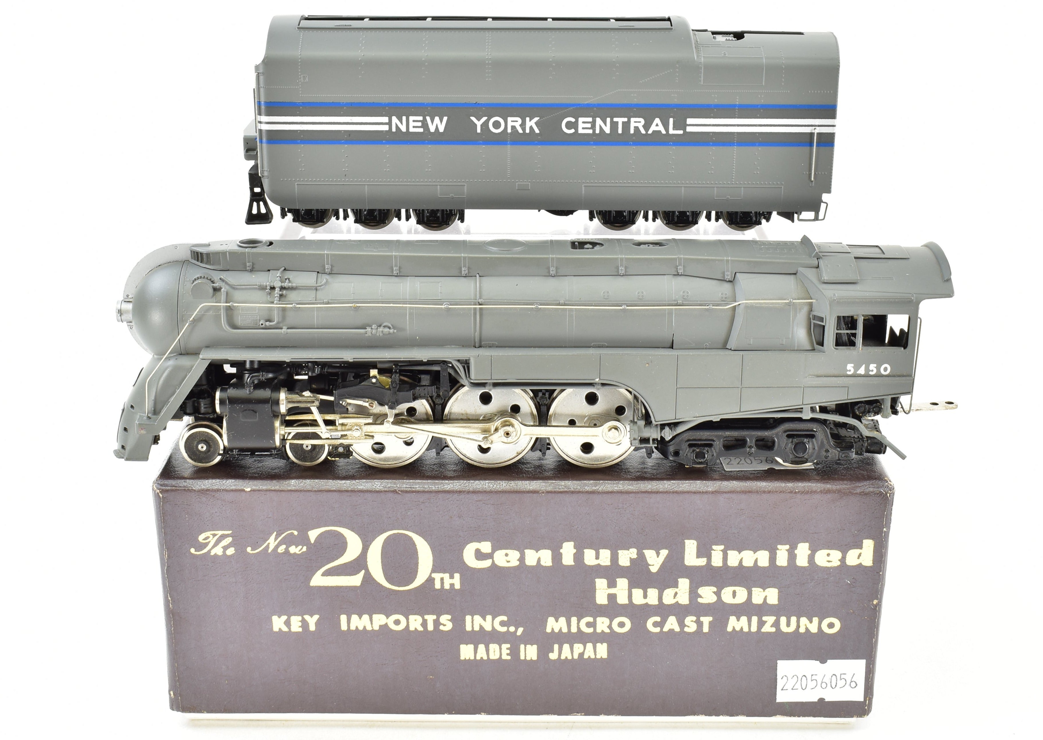 HO Brass Key Imports NYC - 1938 20th Century Ltd FP 4-6-4 Streamlined Hudson No. 5450