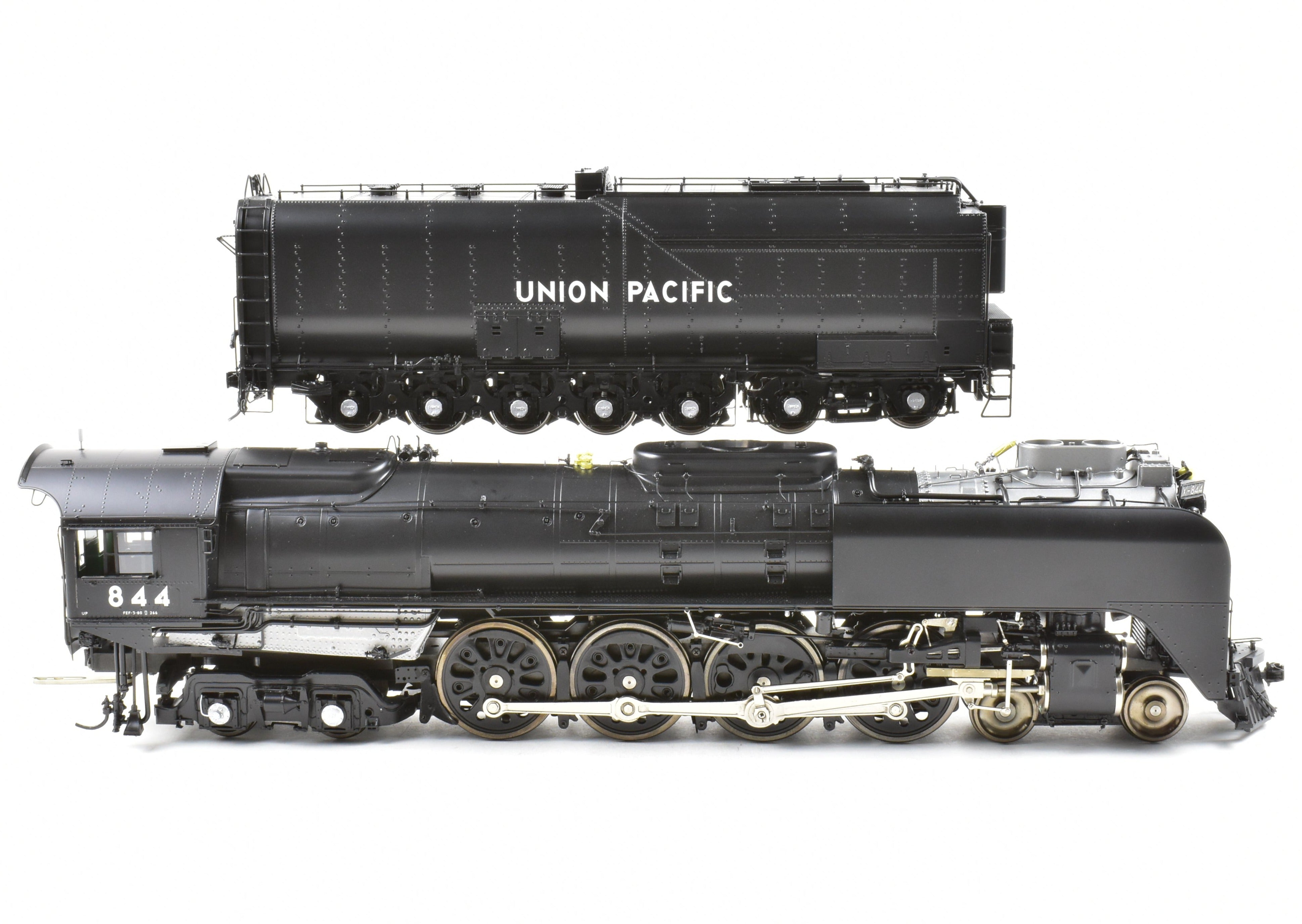 O Scale Model Train - Overland Models, Inc. Union Pacific FEF - 3 4 - 8 - 4 Steam Locomotive from the 1996 - 1997 Excursion Era