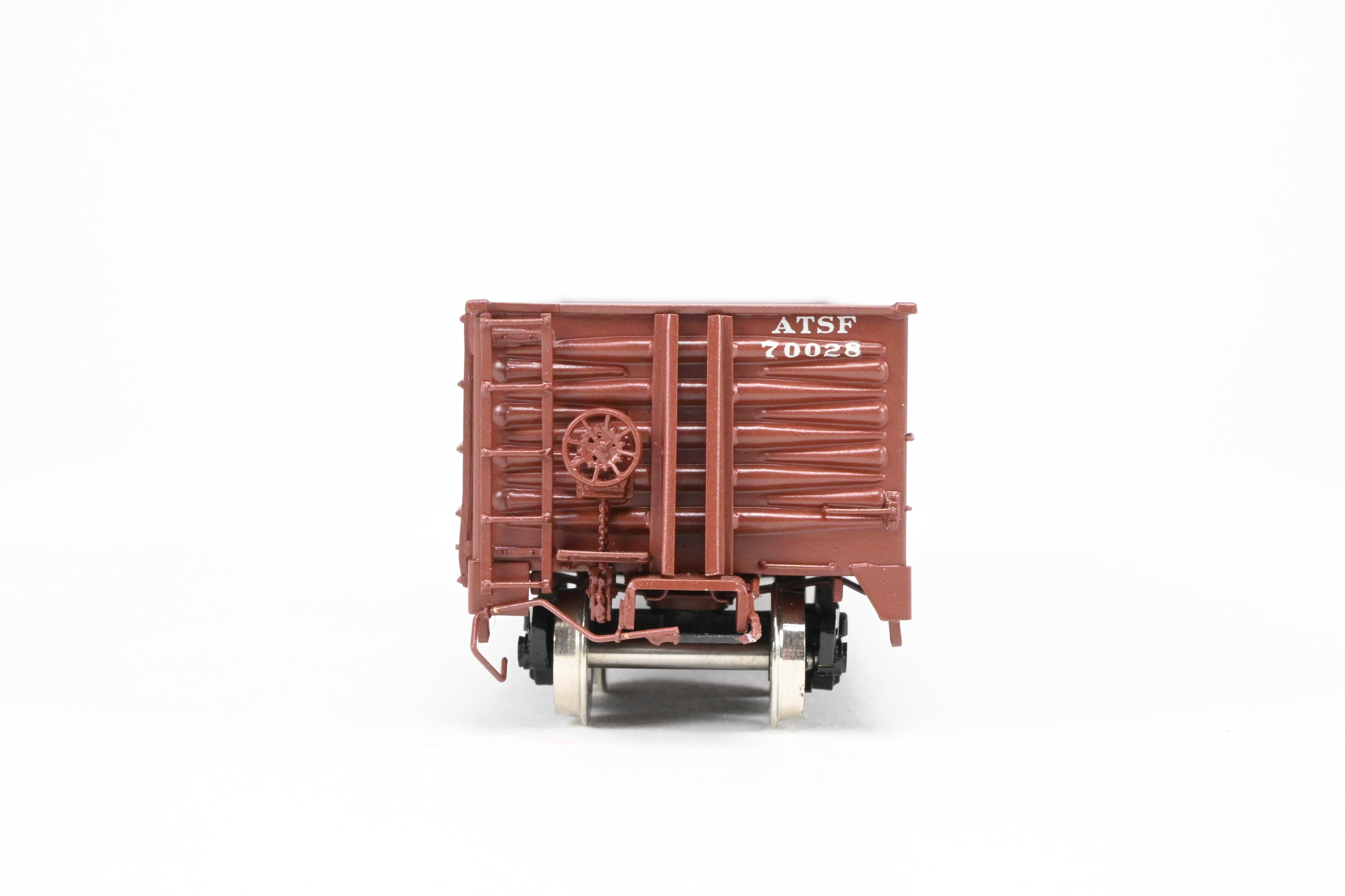 HO Brass OMI ATSF - Santa Fe 100 Ton Pro - Painted Gondola Model #70028
