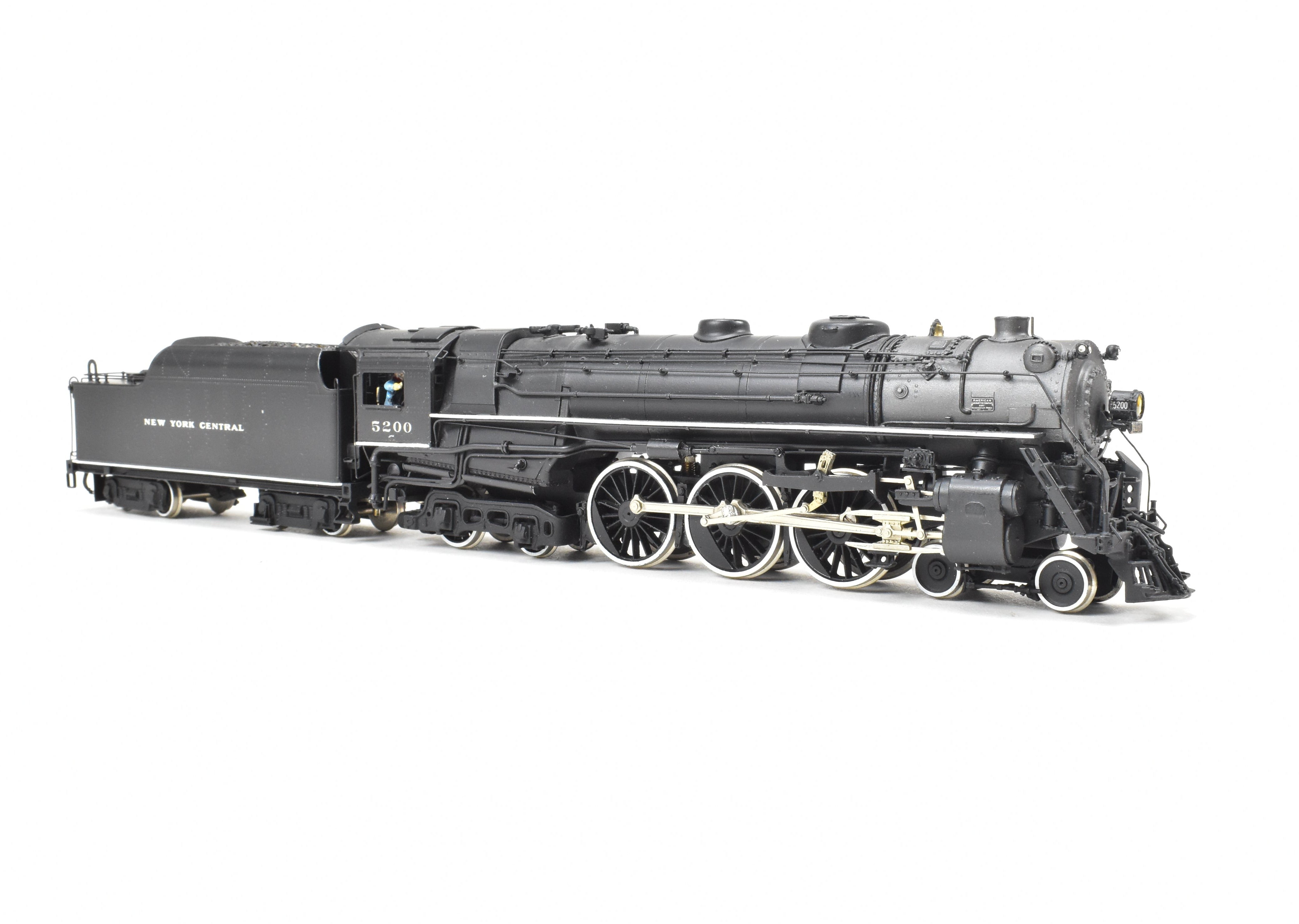 Rare HO Brass CON Micro Cast Mizuno NYC J-1a 4-6-4 Pilot Model with Builder Photo