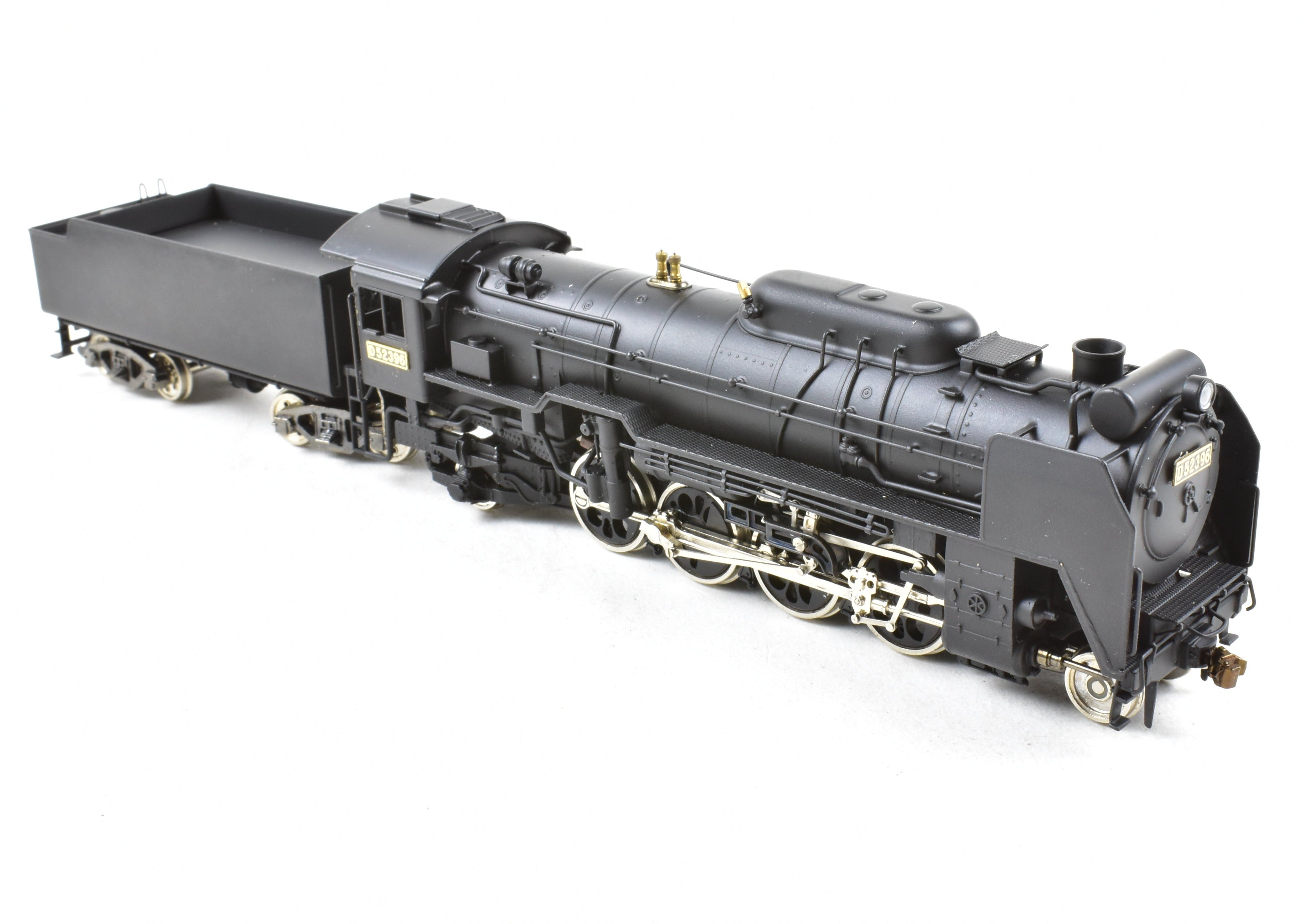 J Scale Model Train - Brass KTM - Katsumi JNR - Japanese National Railways D52 2-8-2 FP 1/80 Scale for HO Gauge Track