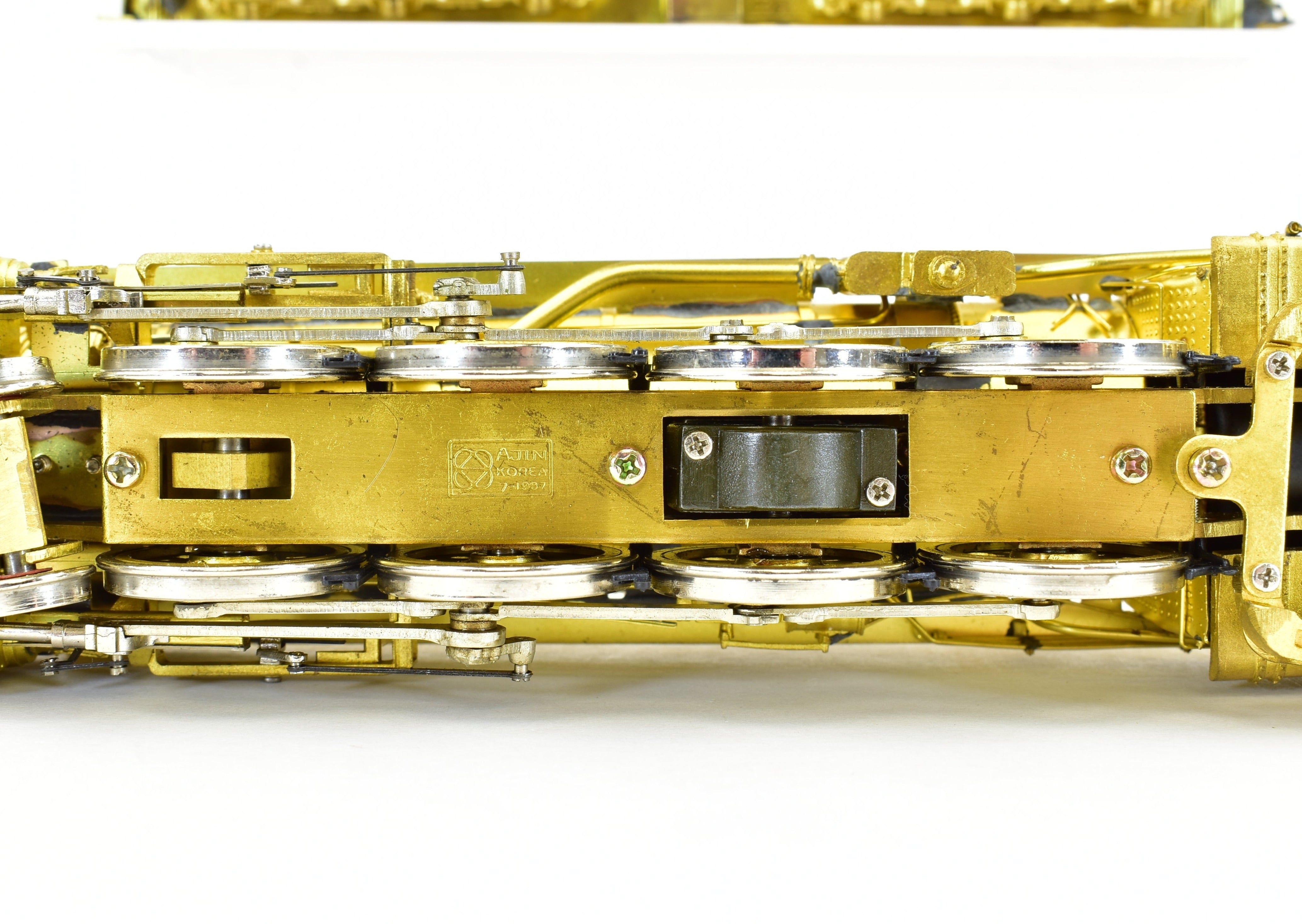 HO Scale Brass Model Train - Overland Models, Inc. Missouri Pacific 2100 4-8-4 Steam Locomotive by Ajin Precision