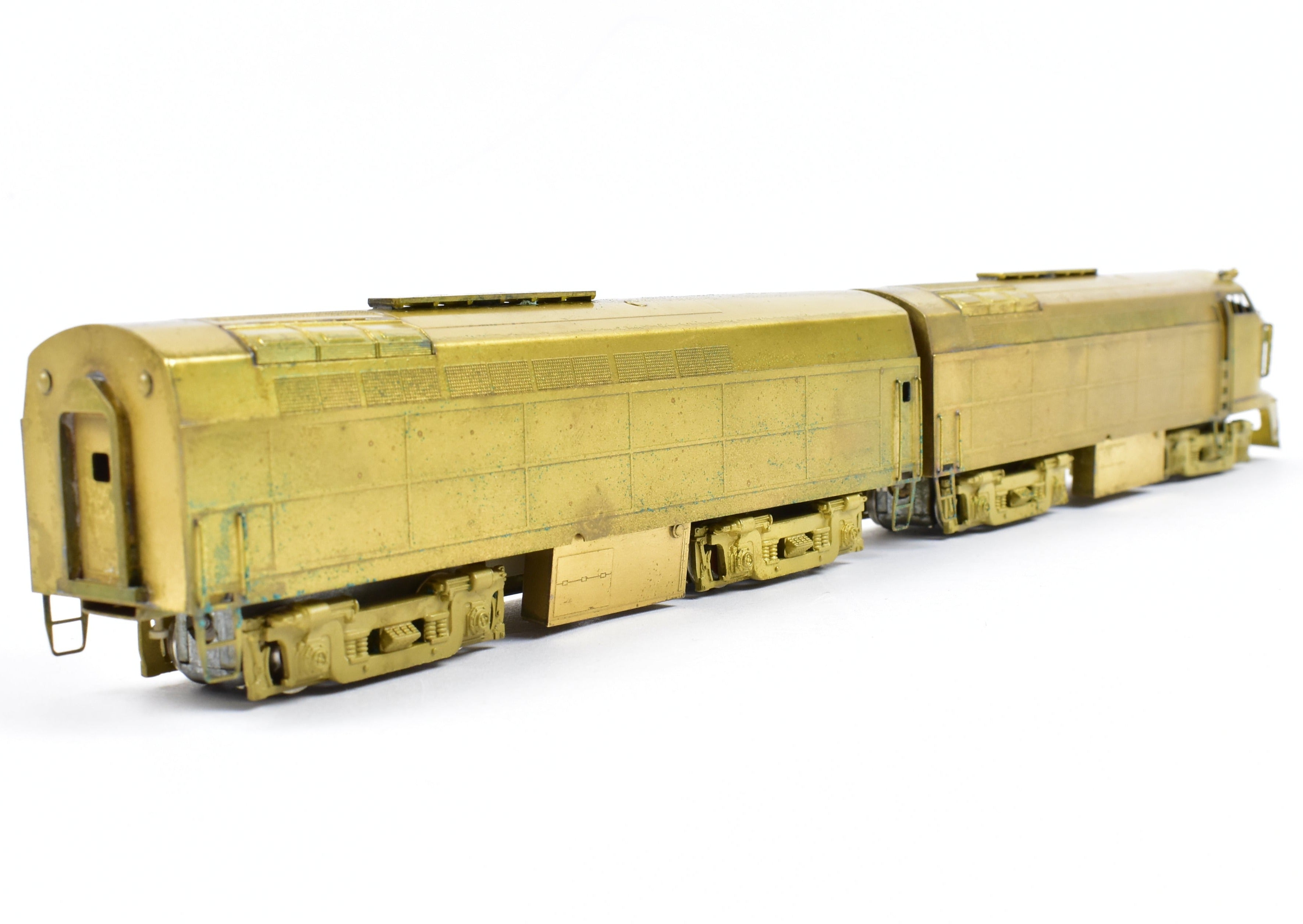 HO Scale Brass ALCO Model Train Set - Various Roads Baldwin RF - 16A & RF - 16B Powered Diesel Locomotives 2 - Unit Set