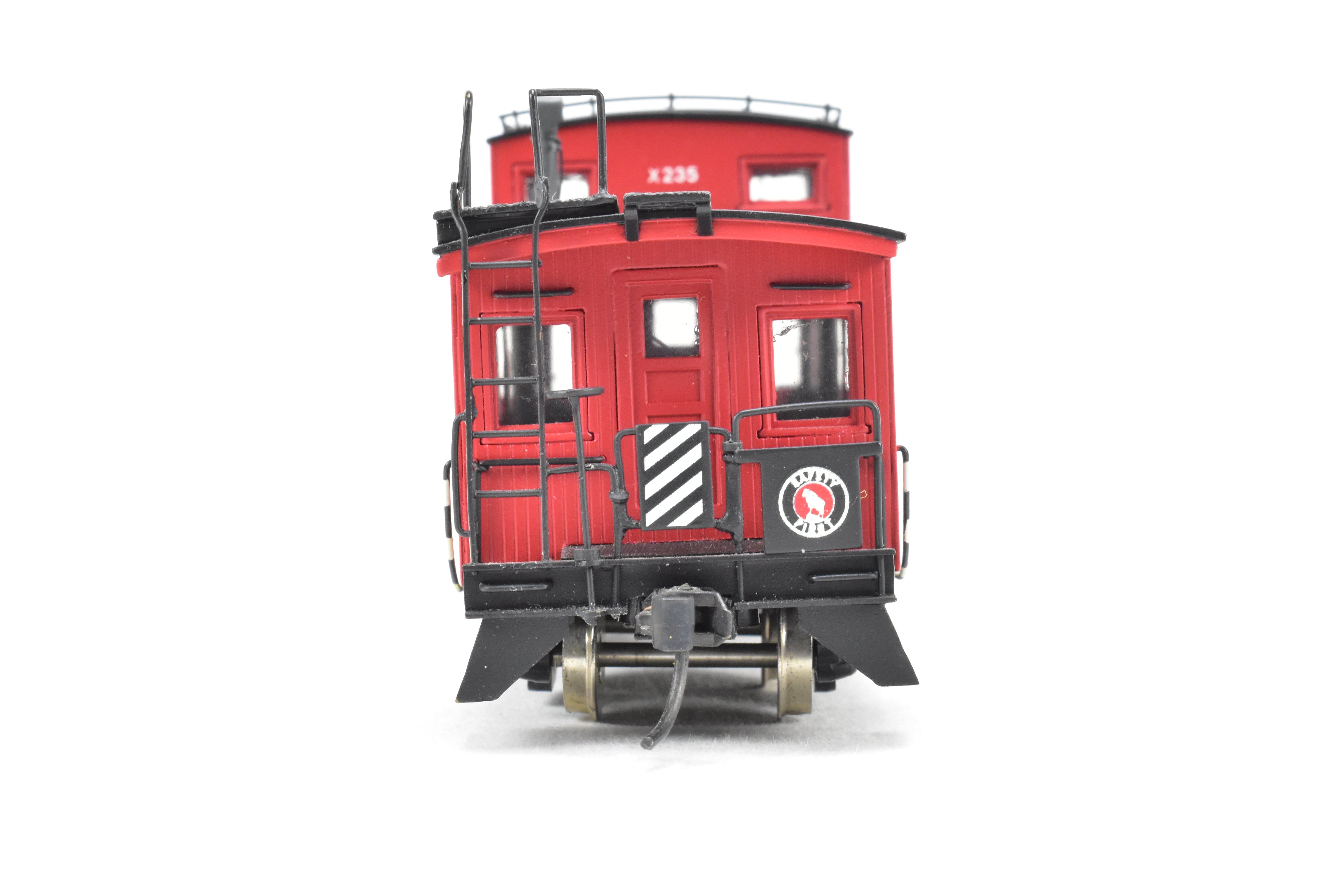 HO Brass OMI Great Northern 30' Plywood Sheath Caboose X235 by Overland Models