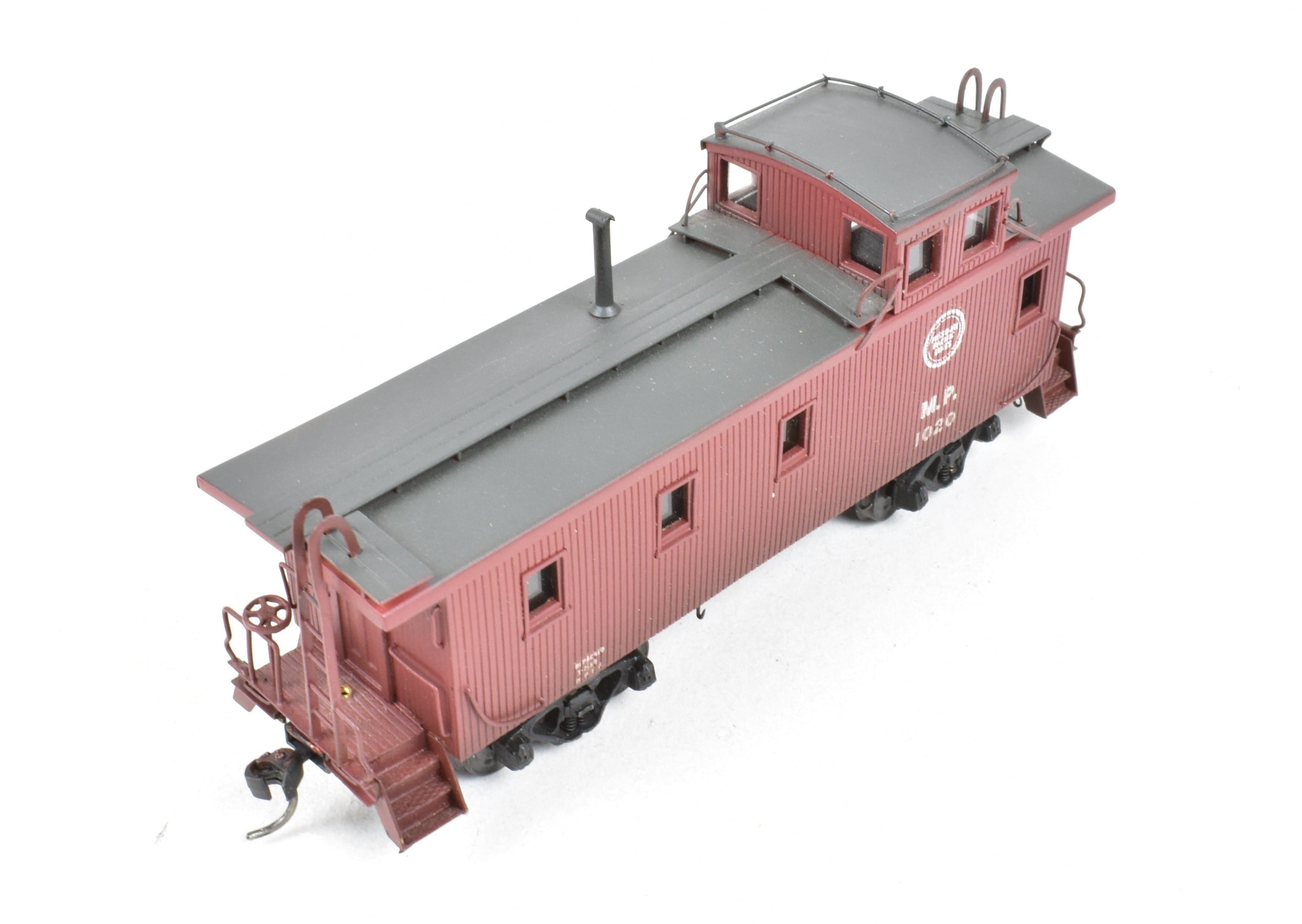 Hallmark Models HO Brass Missouri Pacific Wood Sheathed Caboose No. 1020, Painted