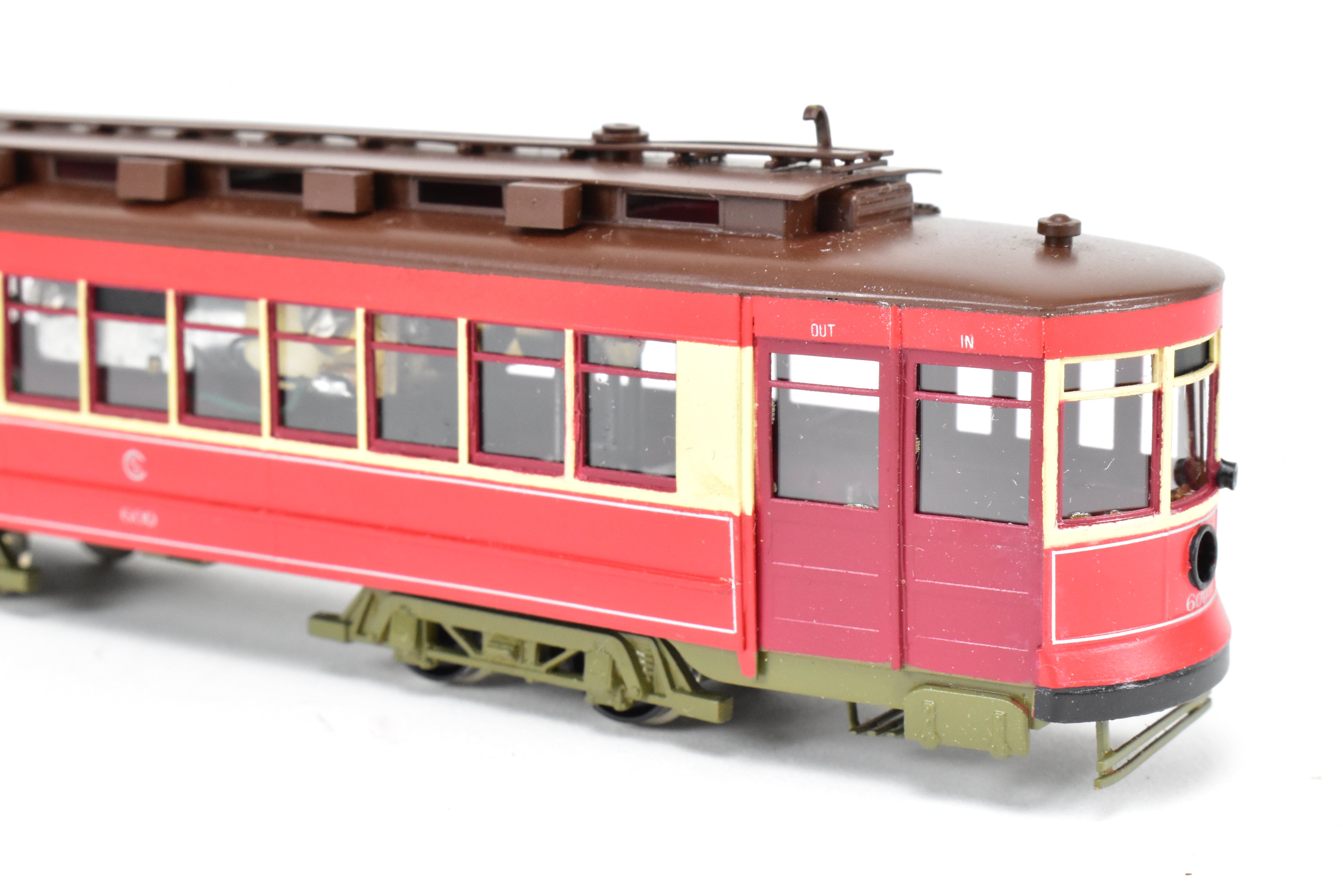 HO Scale Brass Fairfield 343 CSL Chicago Surface Lines Custom Painted Pullman Car No. 600 in REBOXX