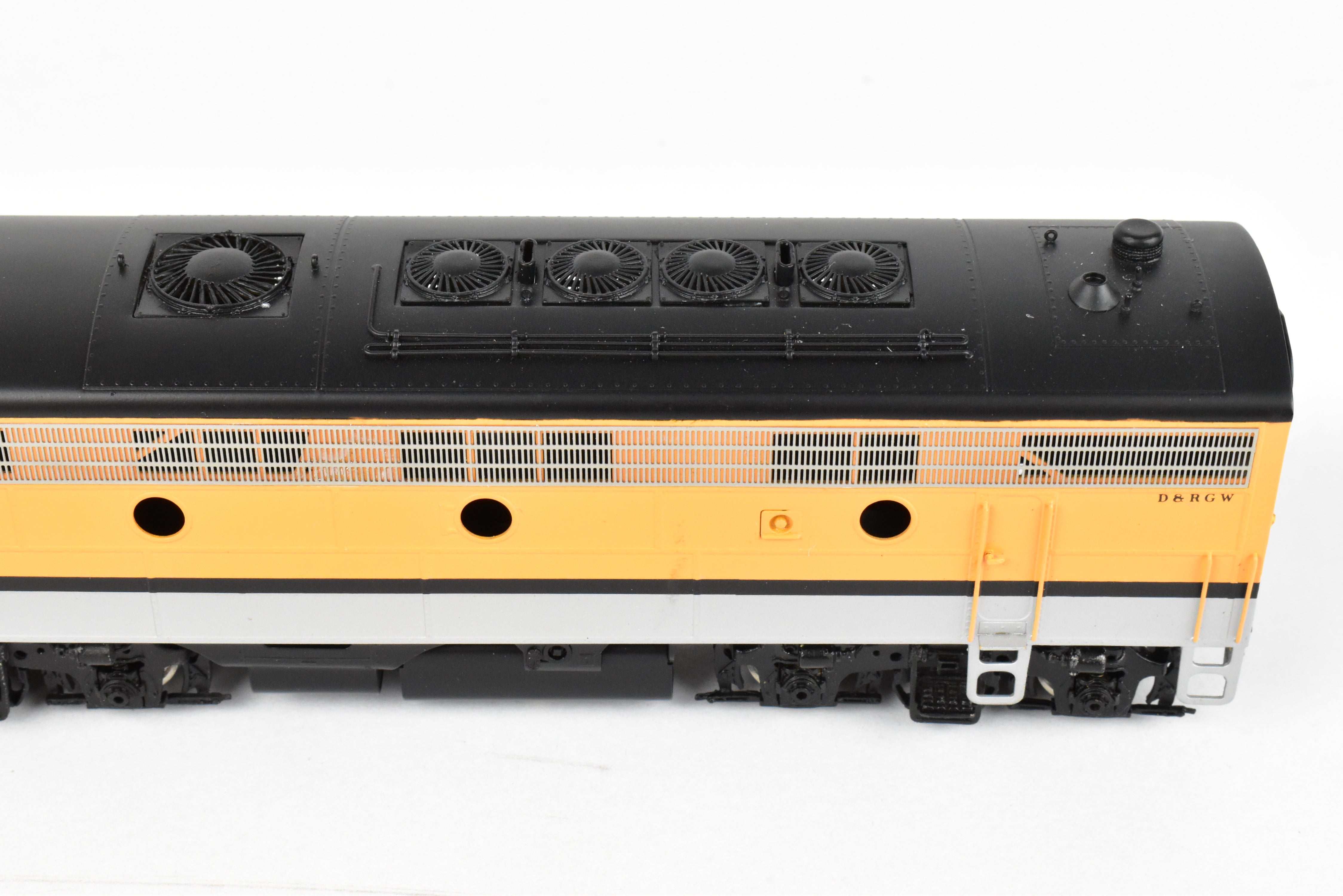 HO Scale Brass Oriental Limited D&RGW Rio Grande EMD F9 A/B/B Set, 1750 HP Factory Painted