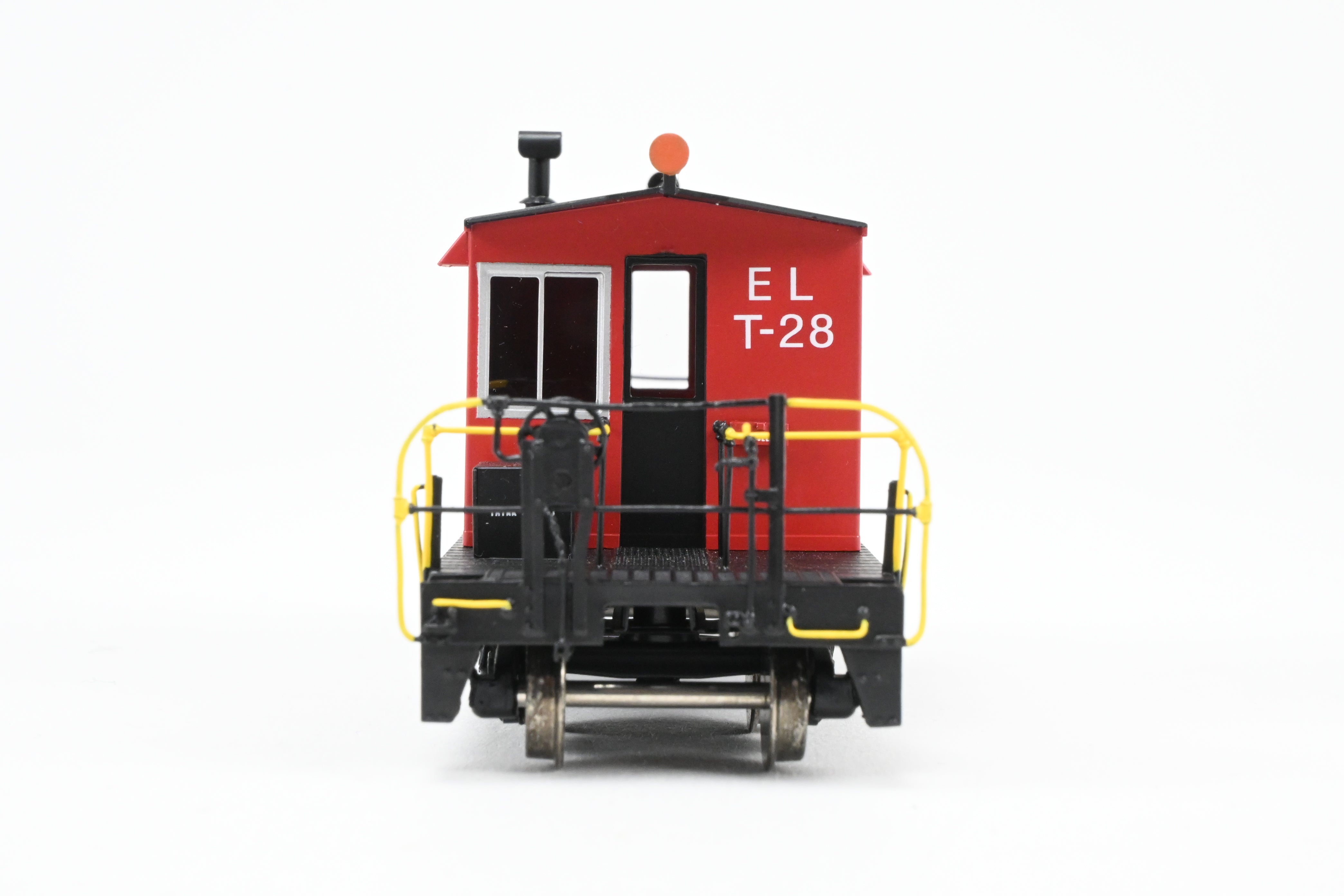 HO Scale Brass OMI - Overland Models, Inc. EL - Erie Lackawanna Transfer Caboose Factory - Painted and Numbered T - 28 for Model Trains