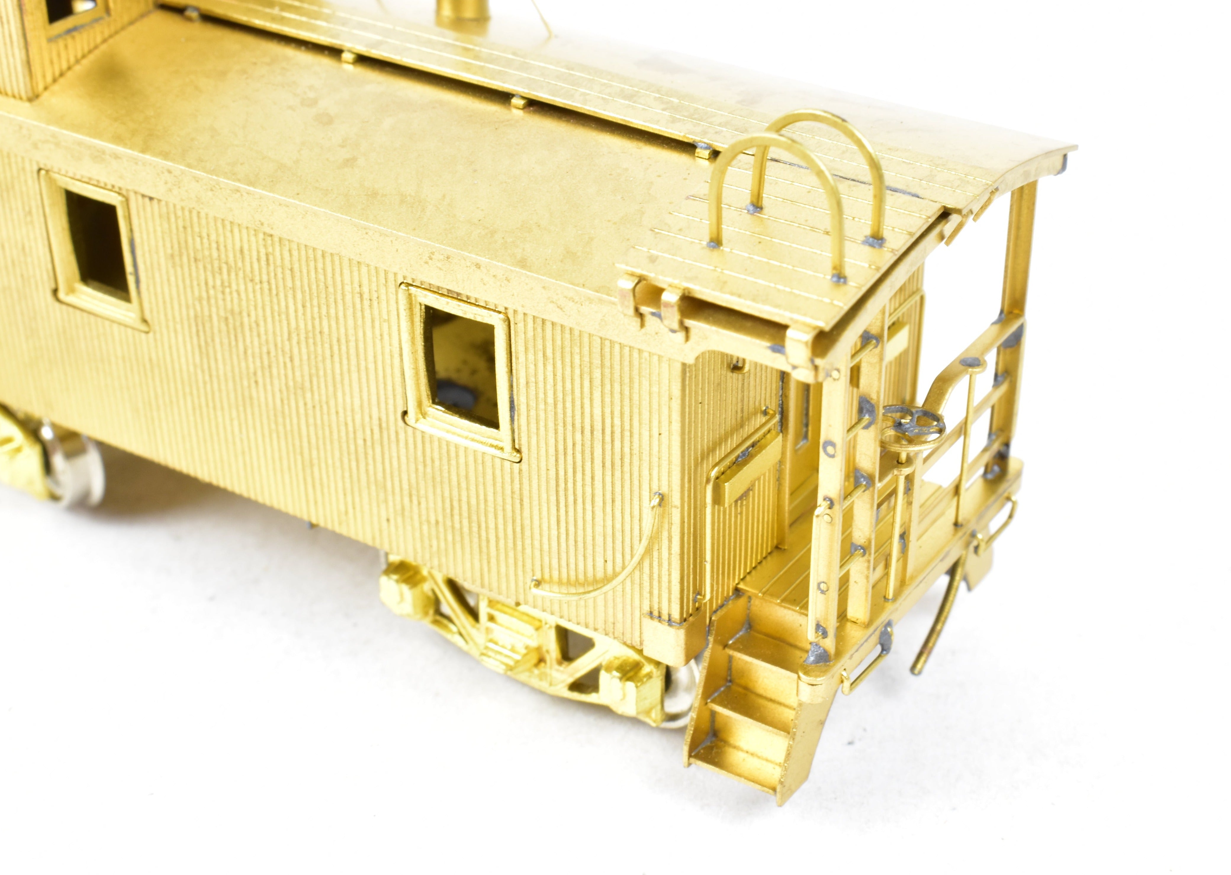 HO Scale Brass Model Northwest Short Line (NWSL) and Northern Pacific (NP) Wood Caboose for Model Train Enthusiasts
