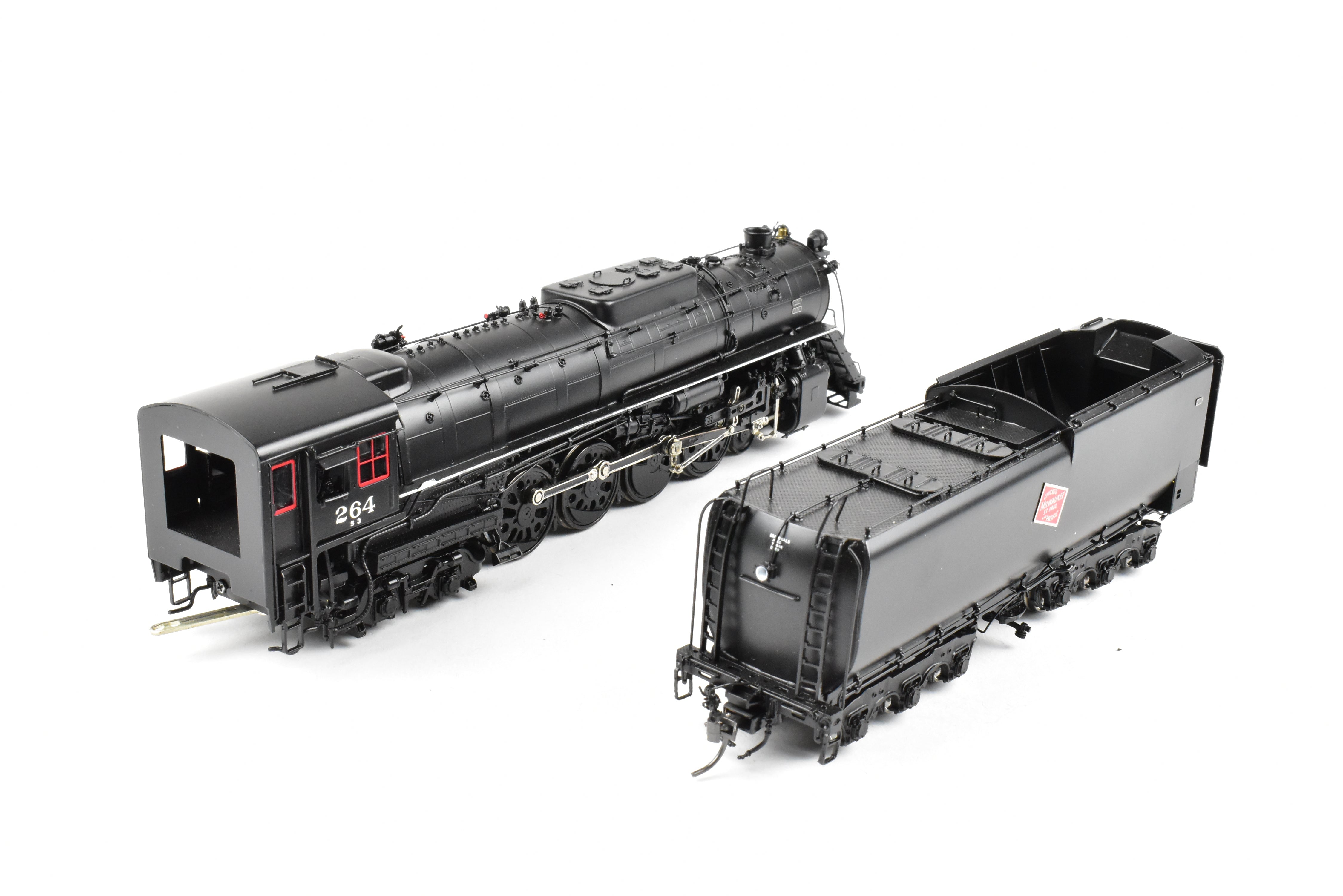HO Brass OMI MILW S-3 4-8-4 Round Boiler Front FP No. 264 by Overland Models