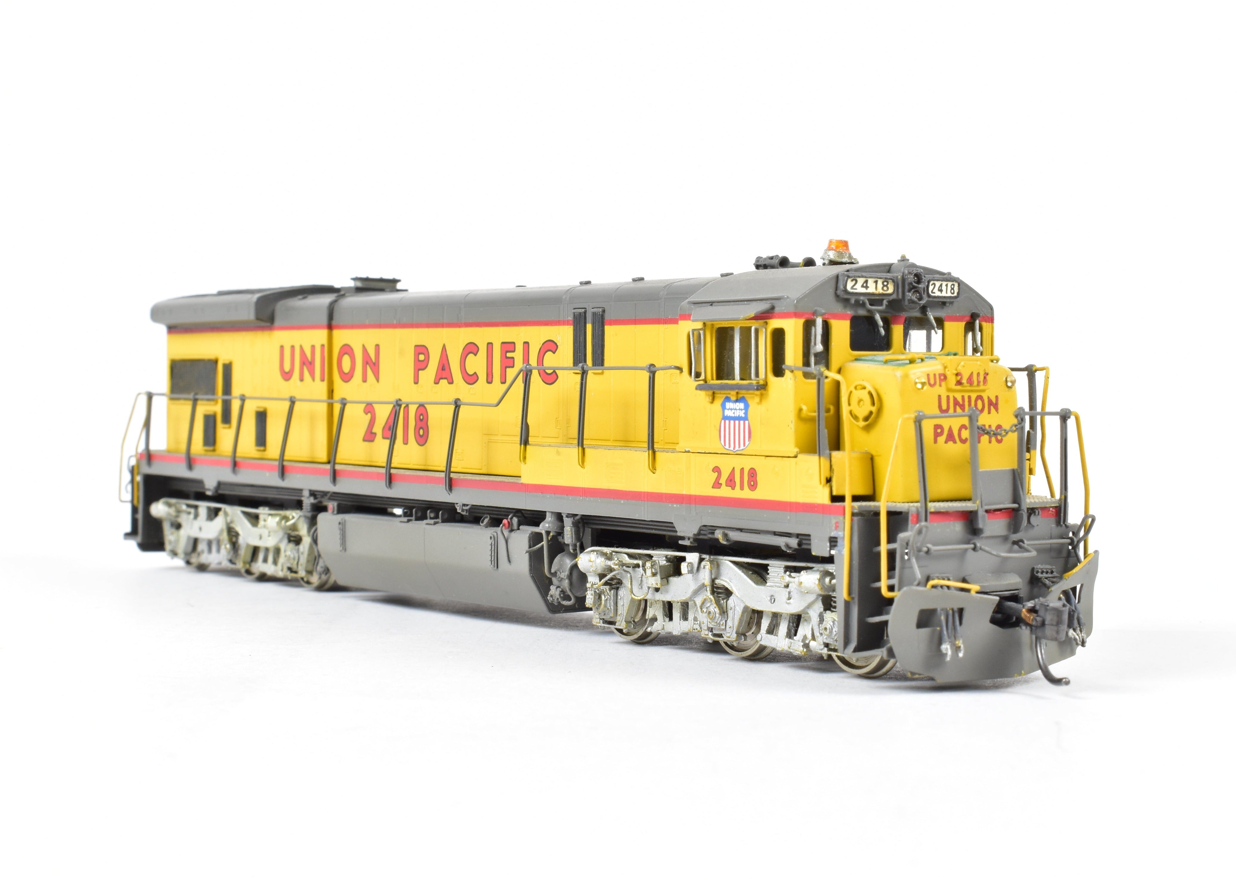 HO Scale Brass Diesel Locomotive Model - Overland Models, Inc. Union Pacific GE C - 30 - 7 with 4 - Window Cab and without Anticlimber CP