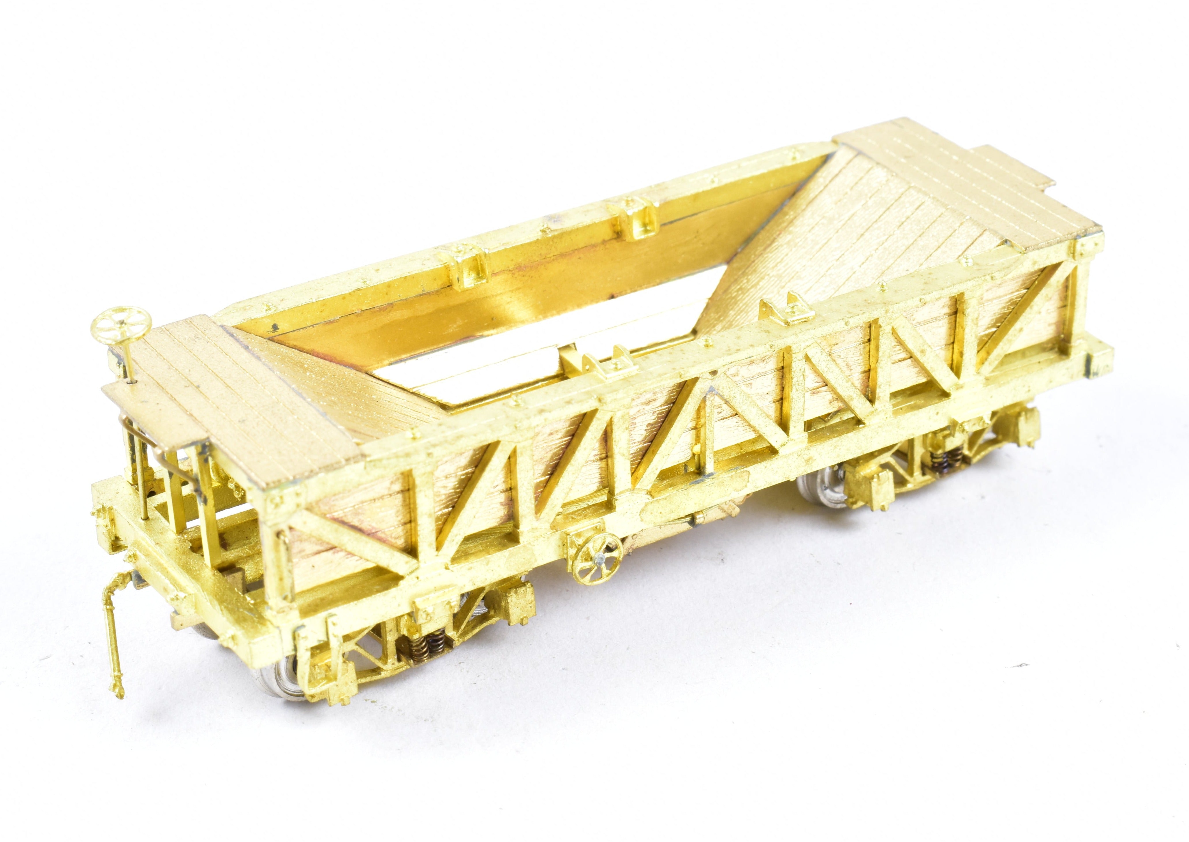 HOn3 Scale Brass OMI - Overland Models, Inc. Rock Car with Sprung Trucks for Various Railroads