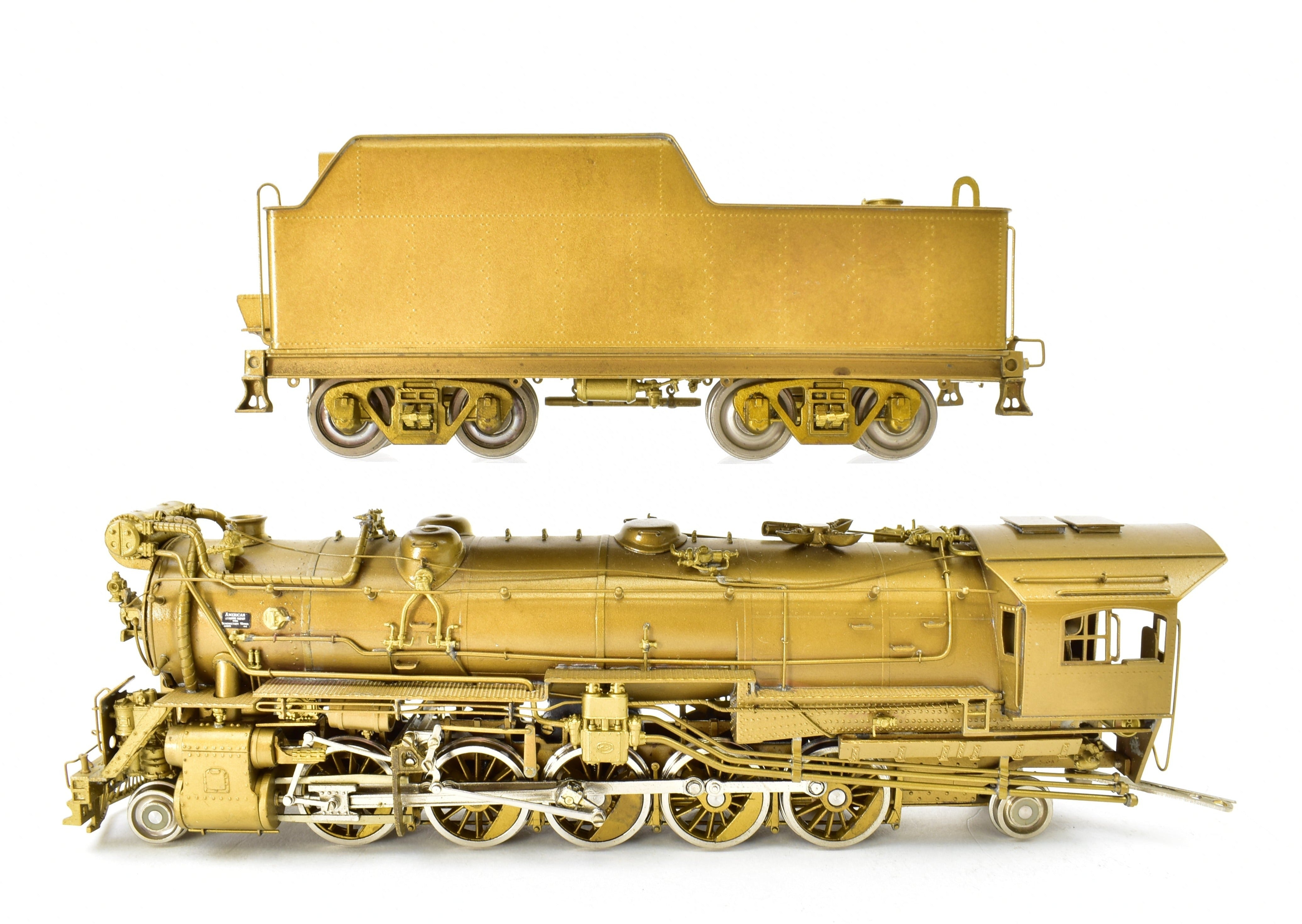 High - Quality HO Scale Custom Brass Model Train: New Haven Class L - 1 2 - 10 - 2 by NJ Custom Brass