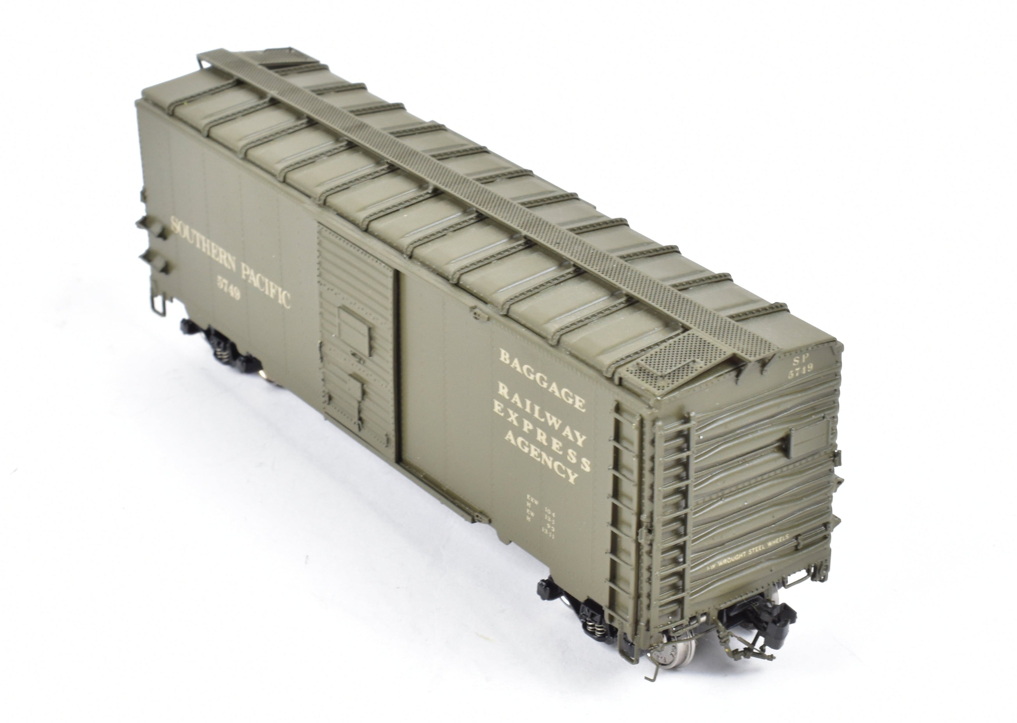 HO Scale Brass Southern Pacific B-50-24 Express Boxcar Model - Beaver Creek SP No. 5749 FP Collector's Edition