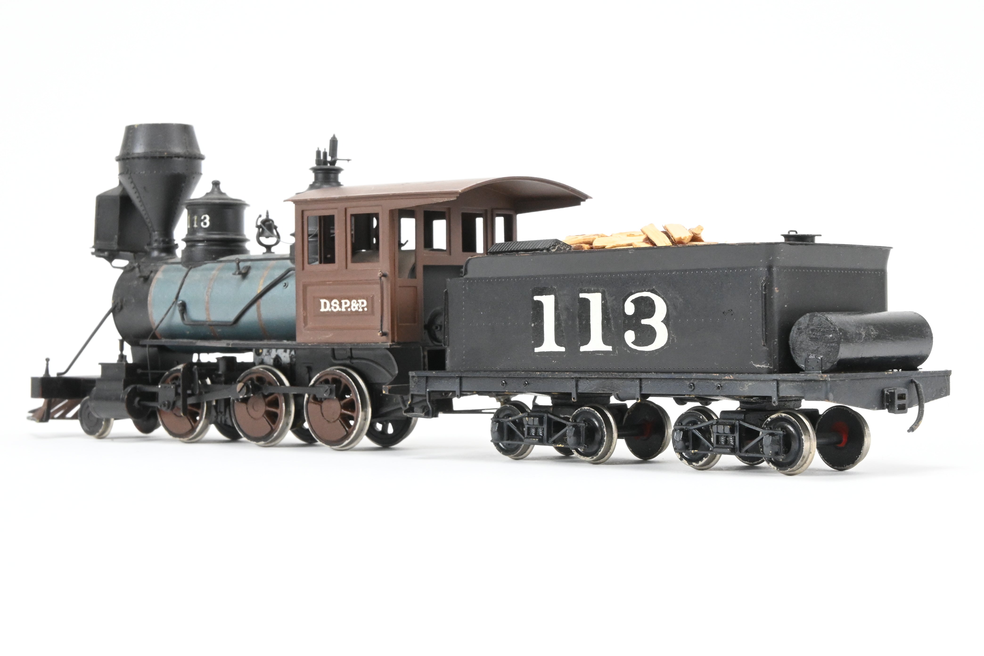 Upgraded Brass Balboa 2-6-0 Cook CP #113 Model with Can Motor