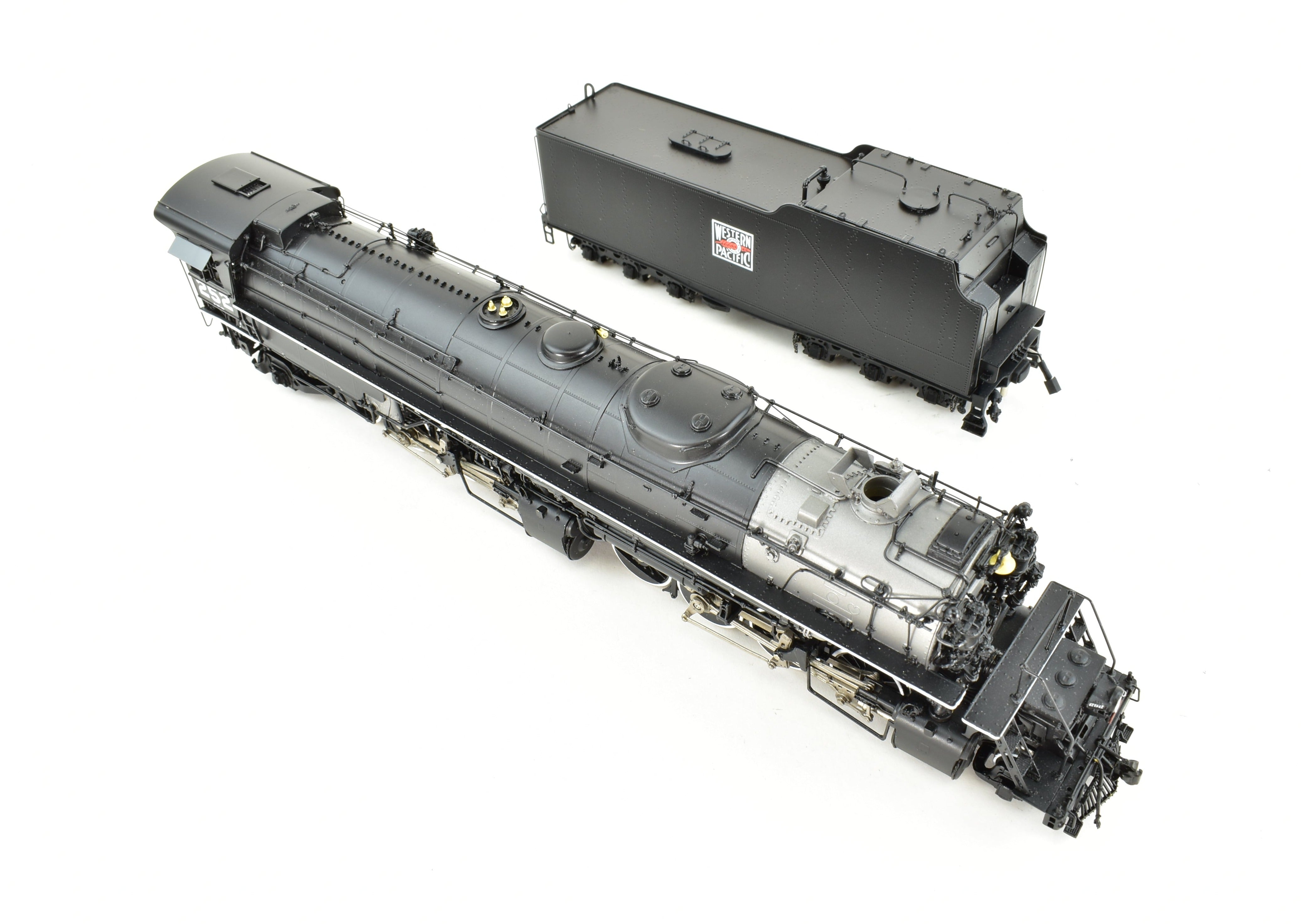 HO Brass Western Pacific 2-8-8-2 Class 251 V1 FP Black DCC & Sound by W&R
