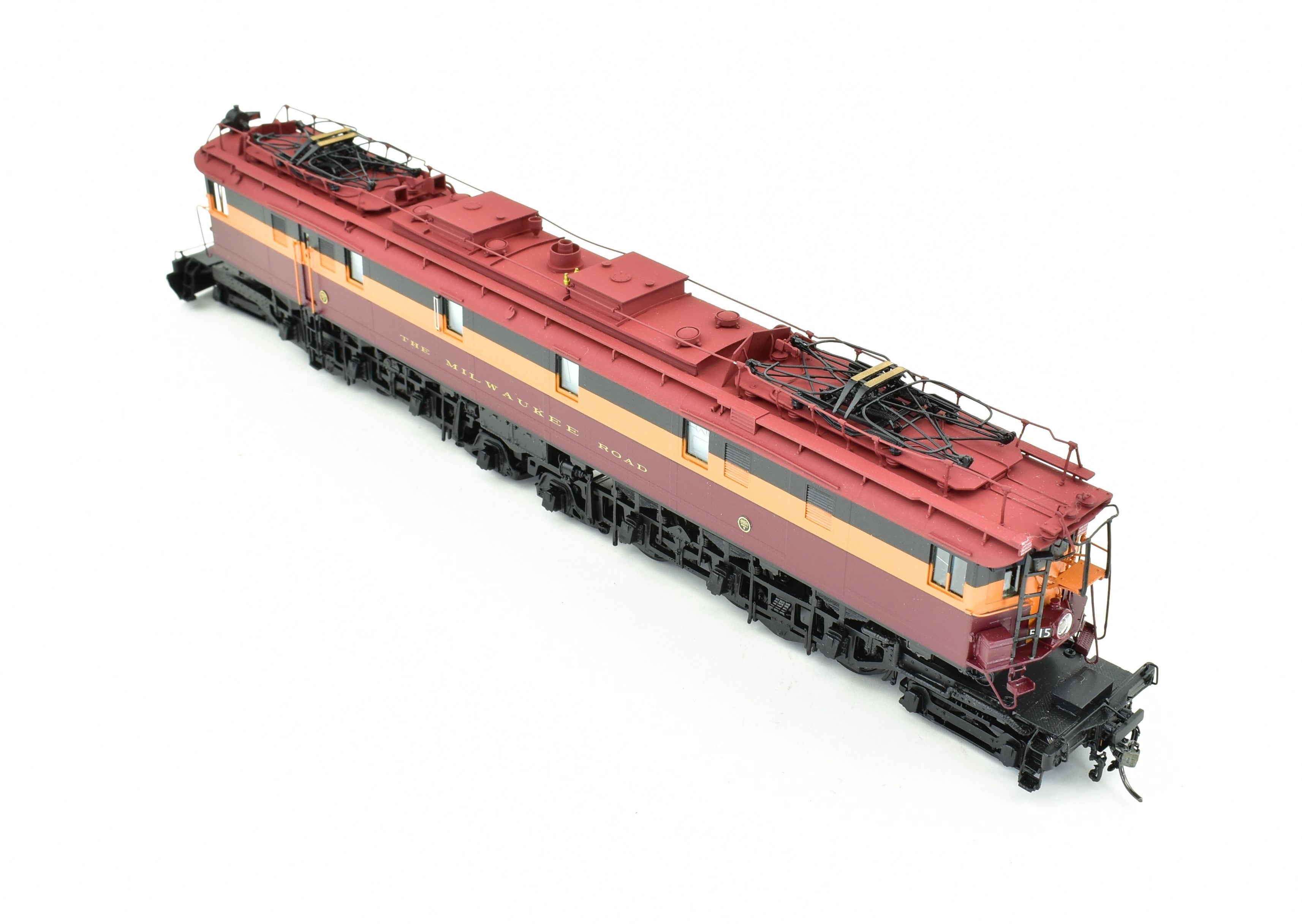 HO Scale Brass Precision Scale Co. Milwaukee Road EP-3 Quill Electric Factory Painted Model